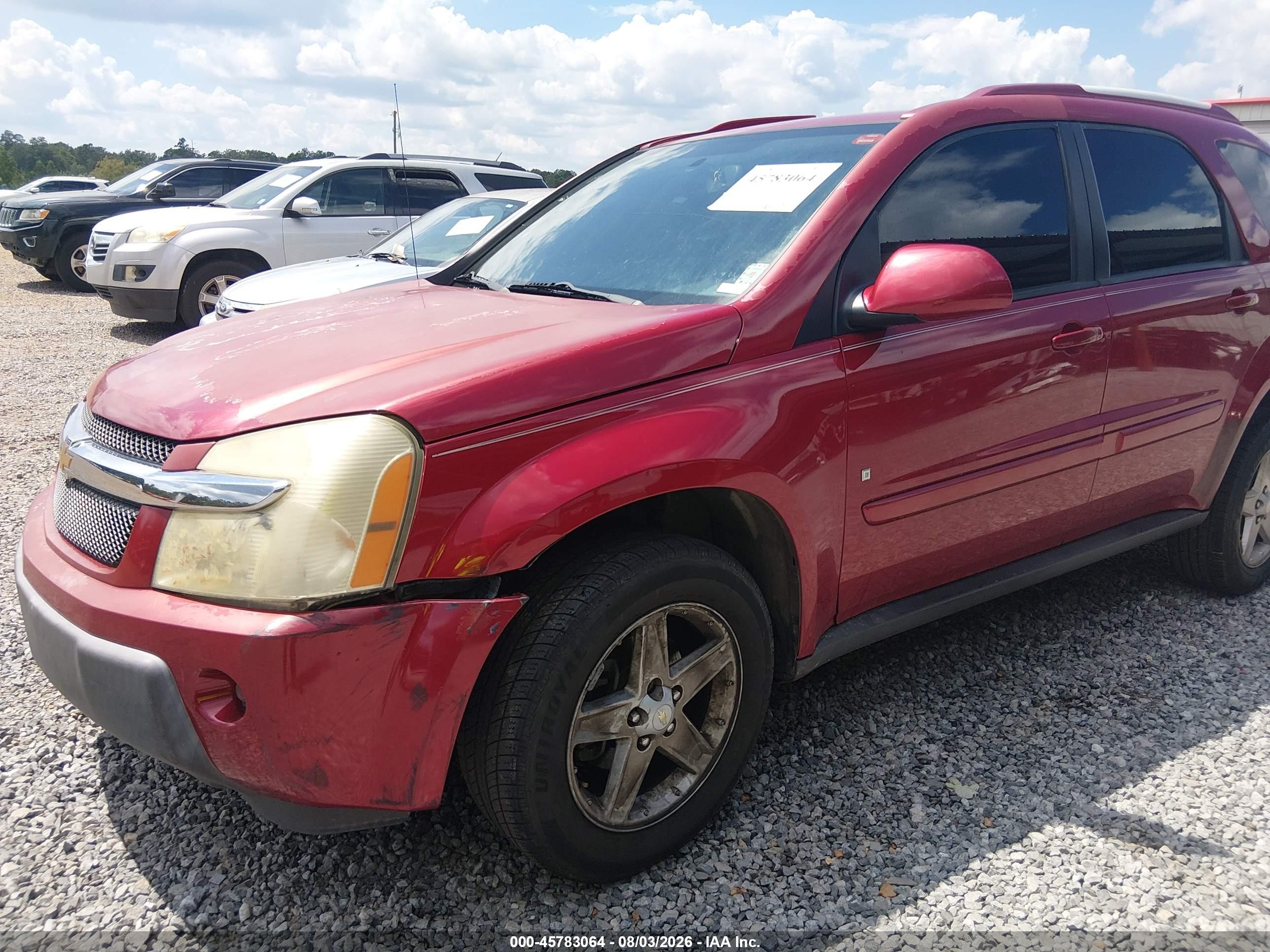 2006 Chevrolet Equinox Lt Red vin: 2CNDL63F066161407
