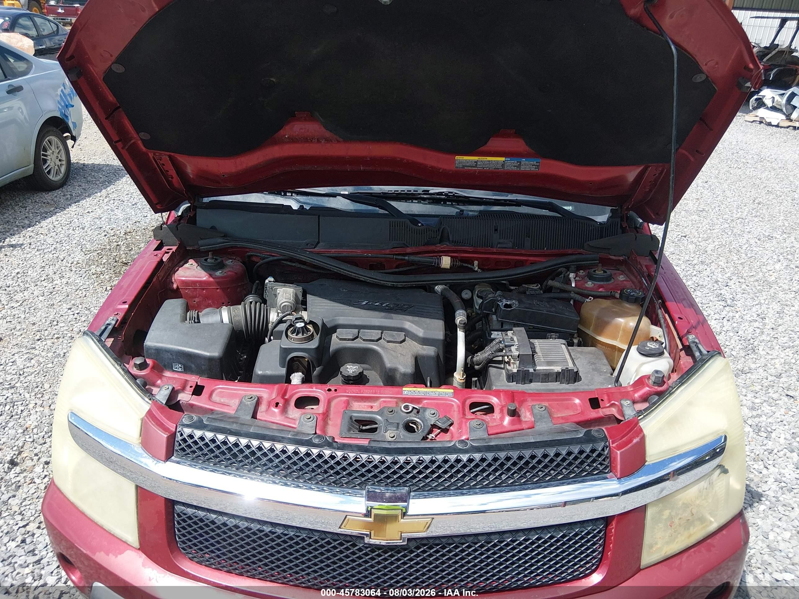 2006 Chevrolet Equinox Lt Red vin: 2CNDL63F066161407