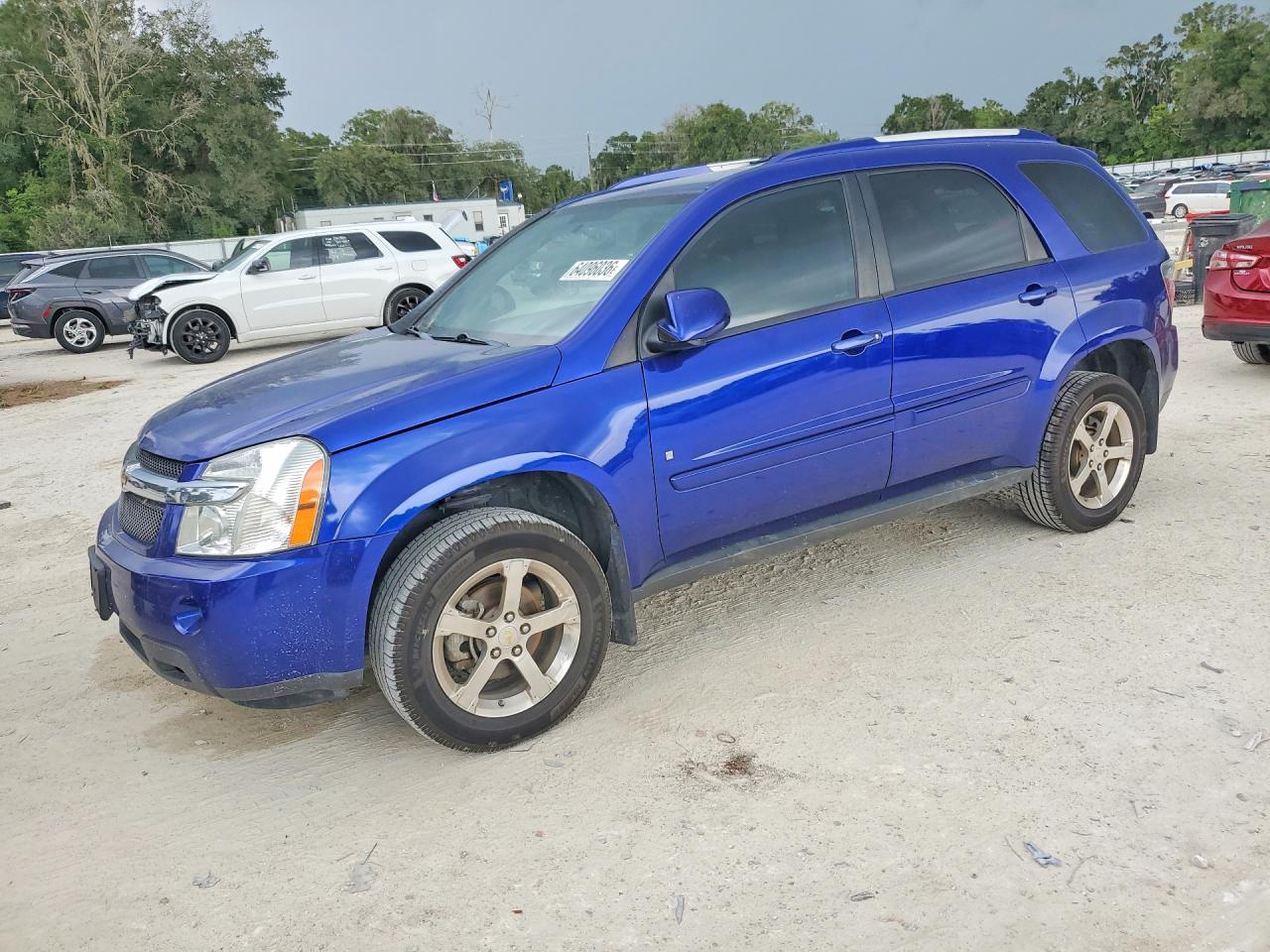 2007 Chevrolet Equinox Lt Blue vin: 2CNDL63F076044511