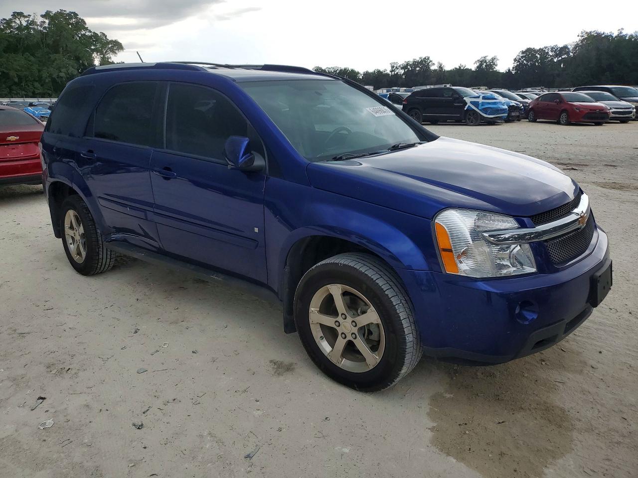 2007 Chevrolet Equinox Lt Blue vin: 2CNDL63F076044511
