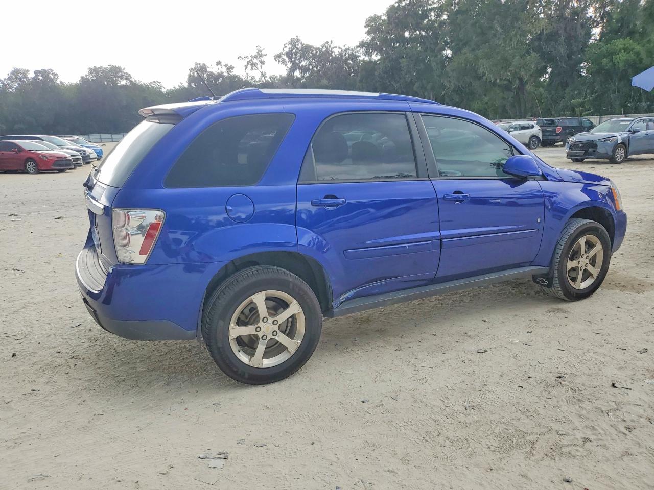 2007 Chevrolet Equinox Lt Blue vin: 2CNDL63F076044511