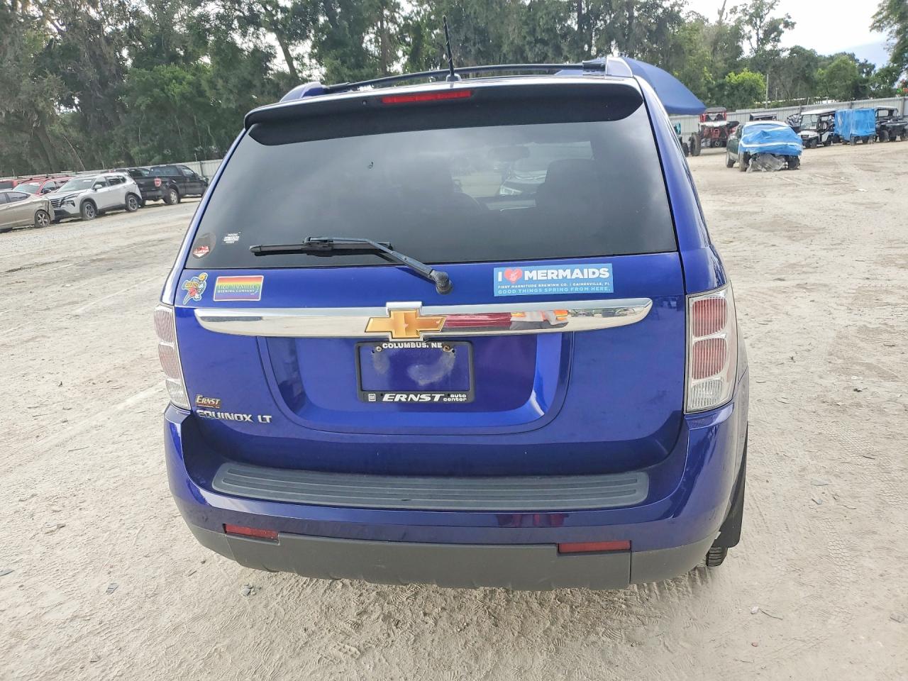 2007 Chevrolet Equinox Lt Blue vin: 2CNDL63F076044511