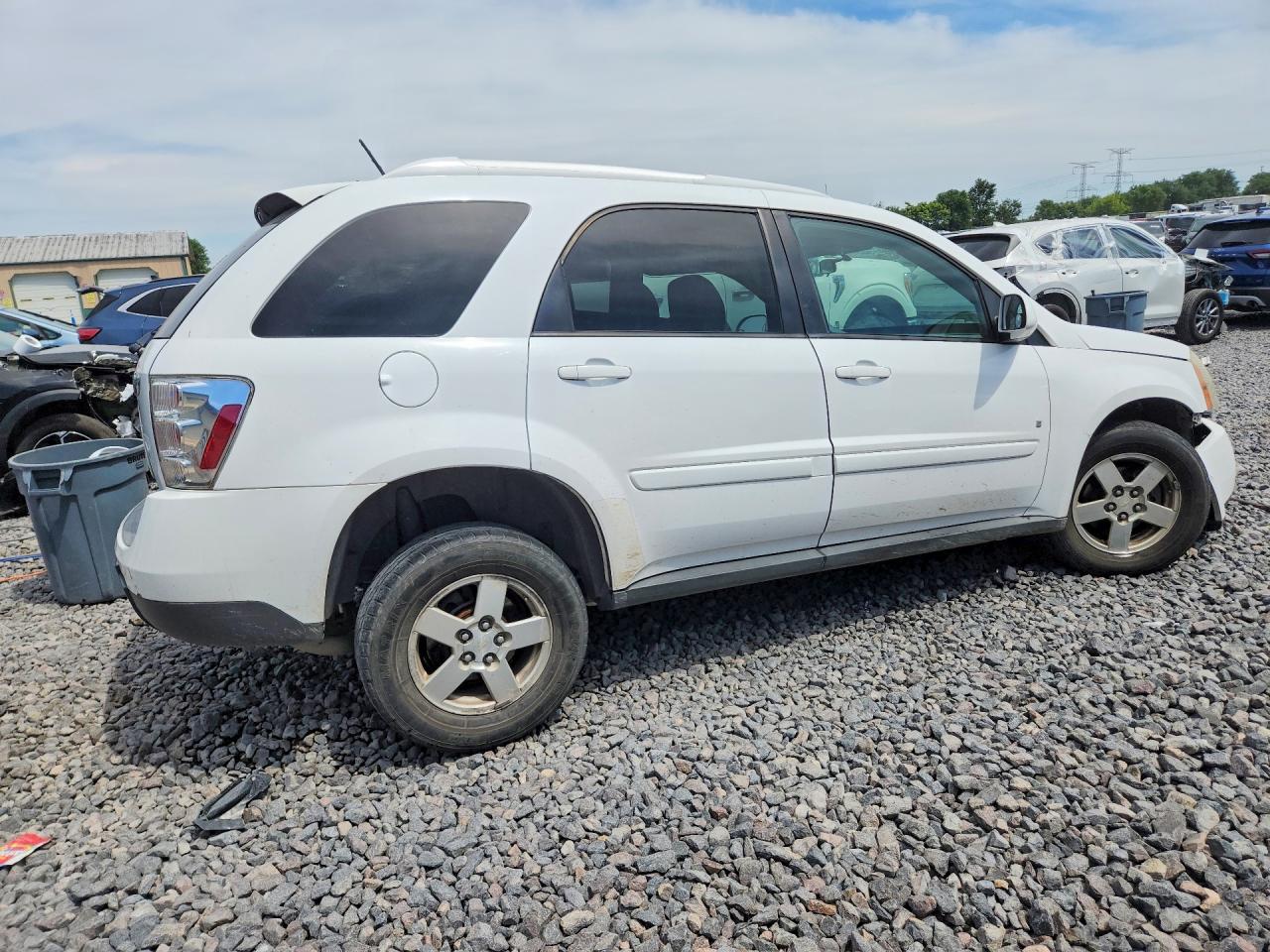 2007 Chevrolet Equinox Lt White vin: 2CNDL63F076250525