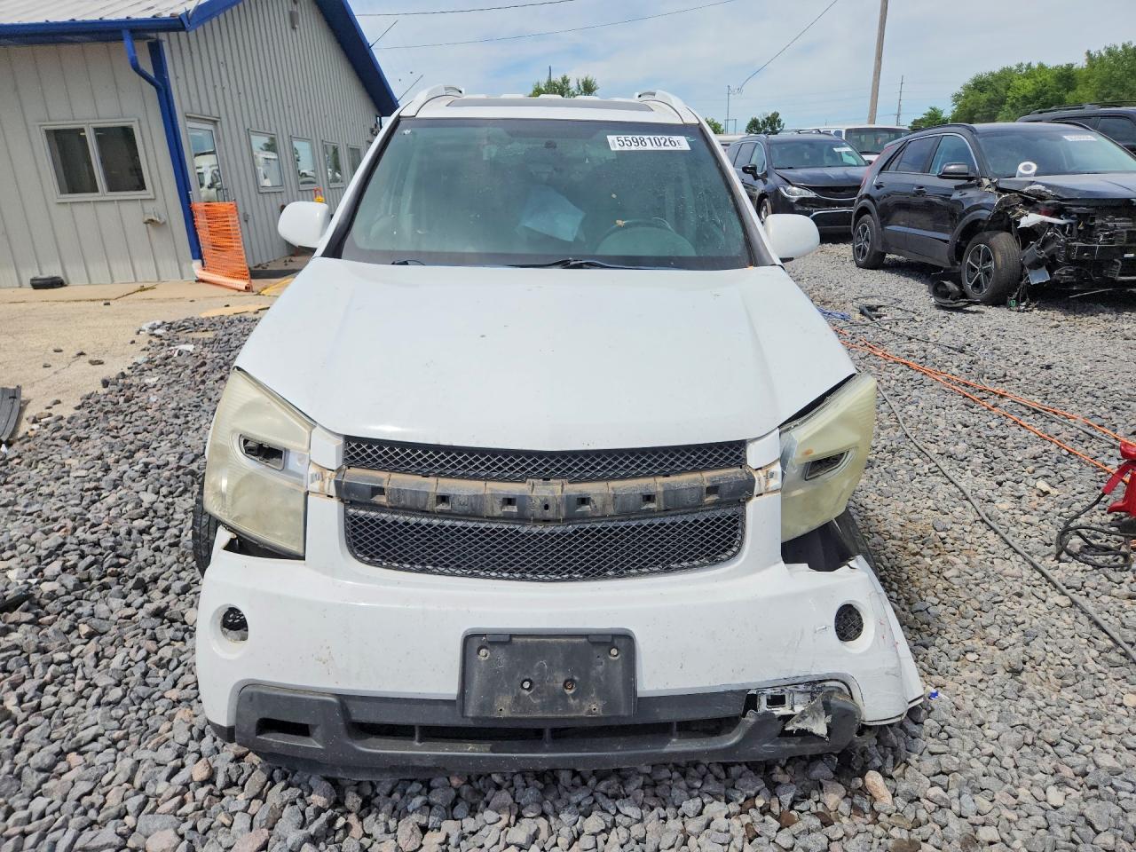 2007 Chevrolet Equinox Lt White vin: 2CNDL63F076250525