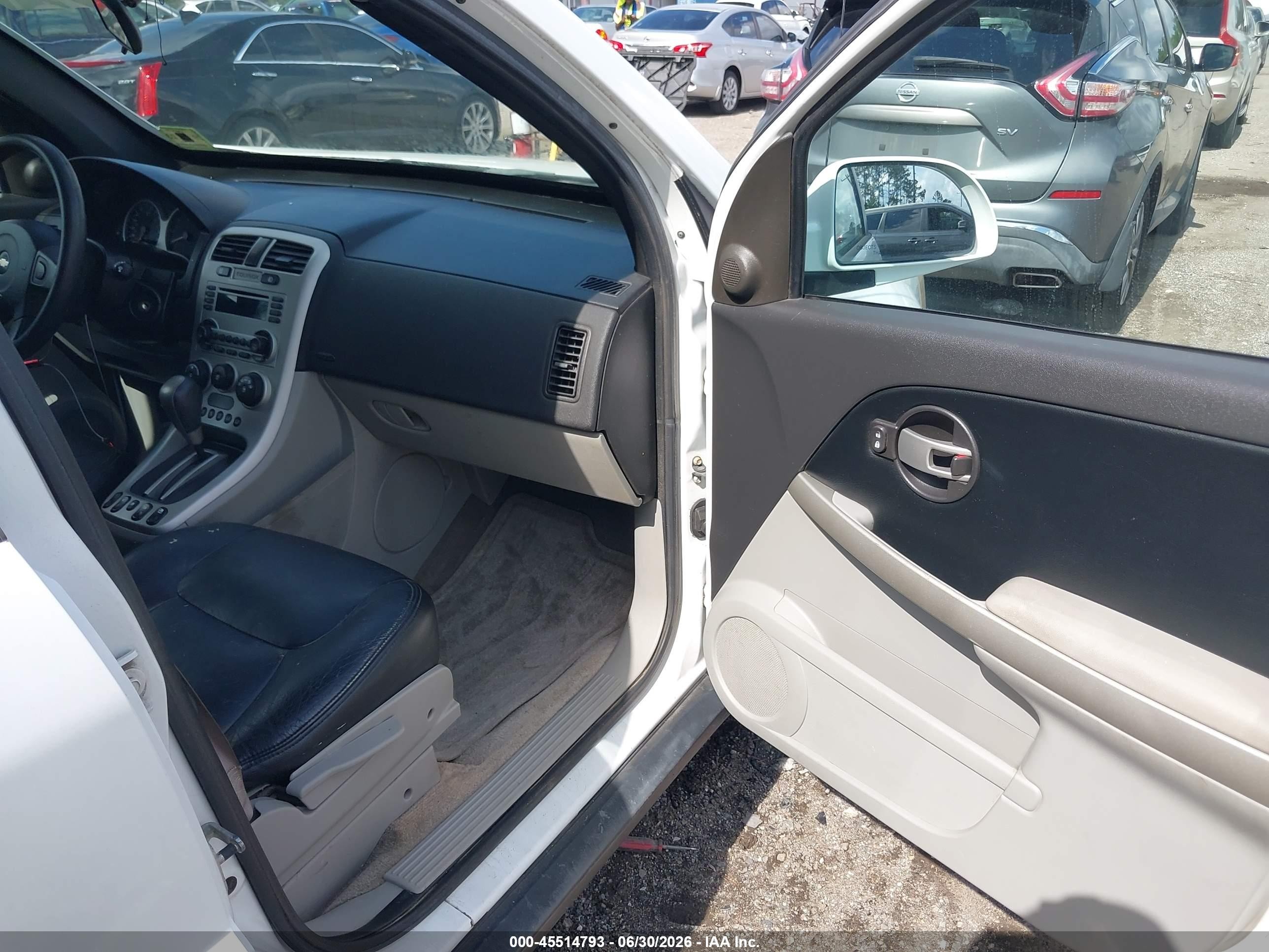 2006 Chevrolet Equinox Lt White vin: 2CNDL63F166022578