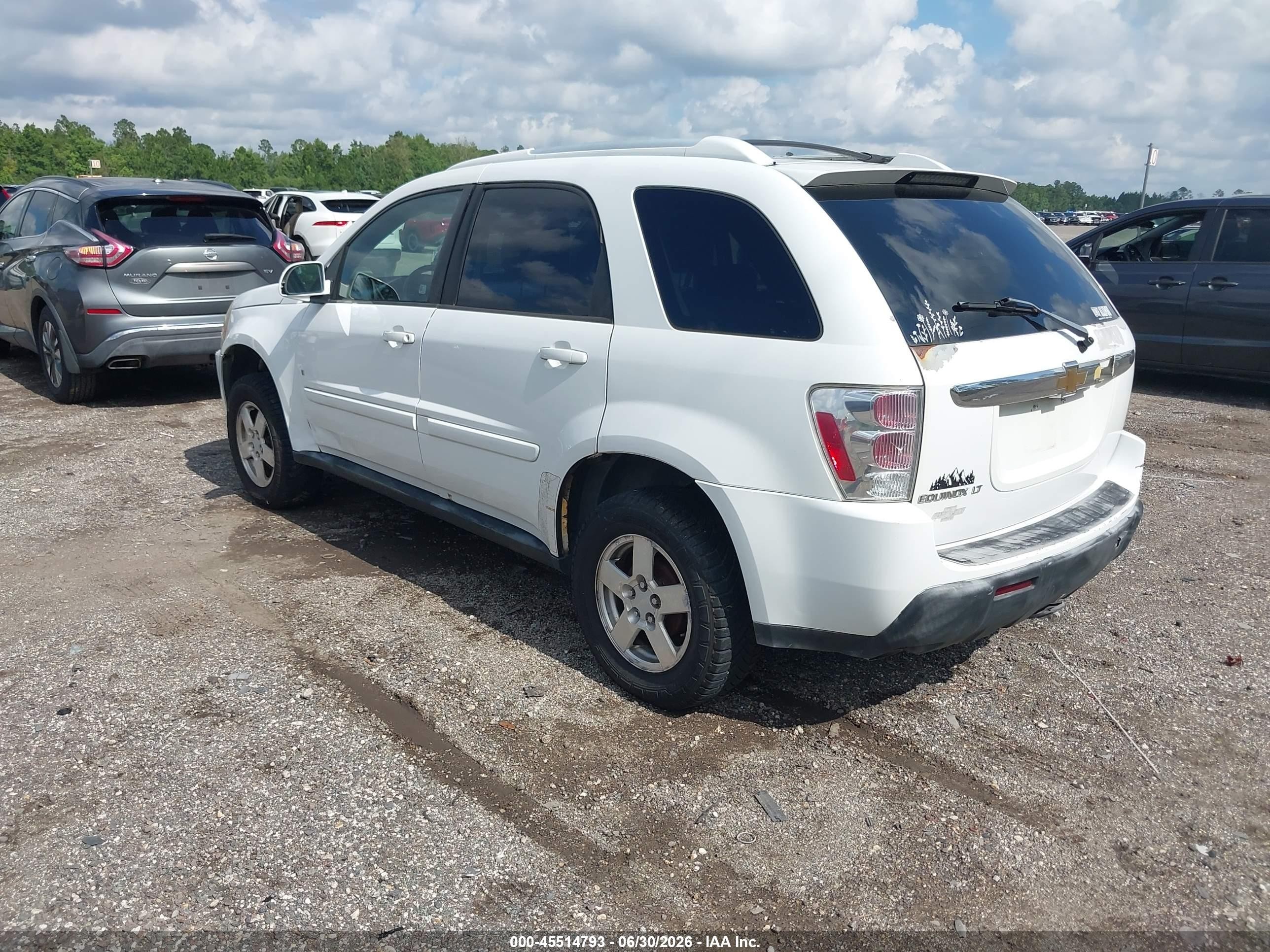 2006 Chevrolet Equinox Lt White vin: 2CNDL63F166022578