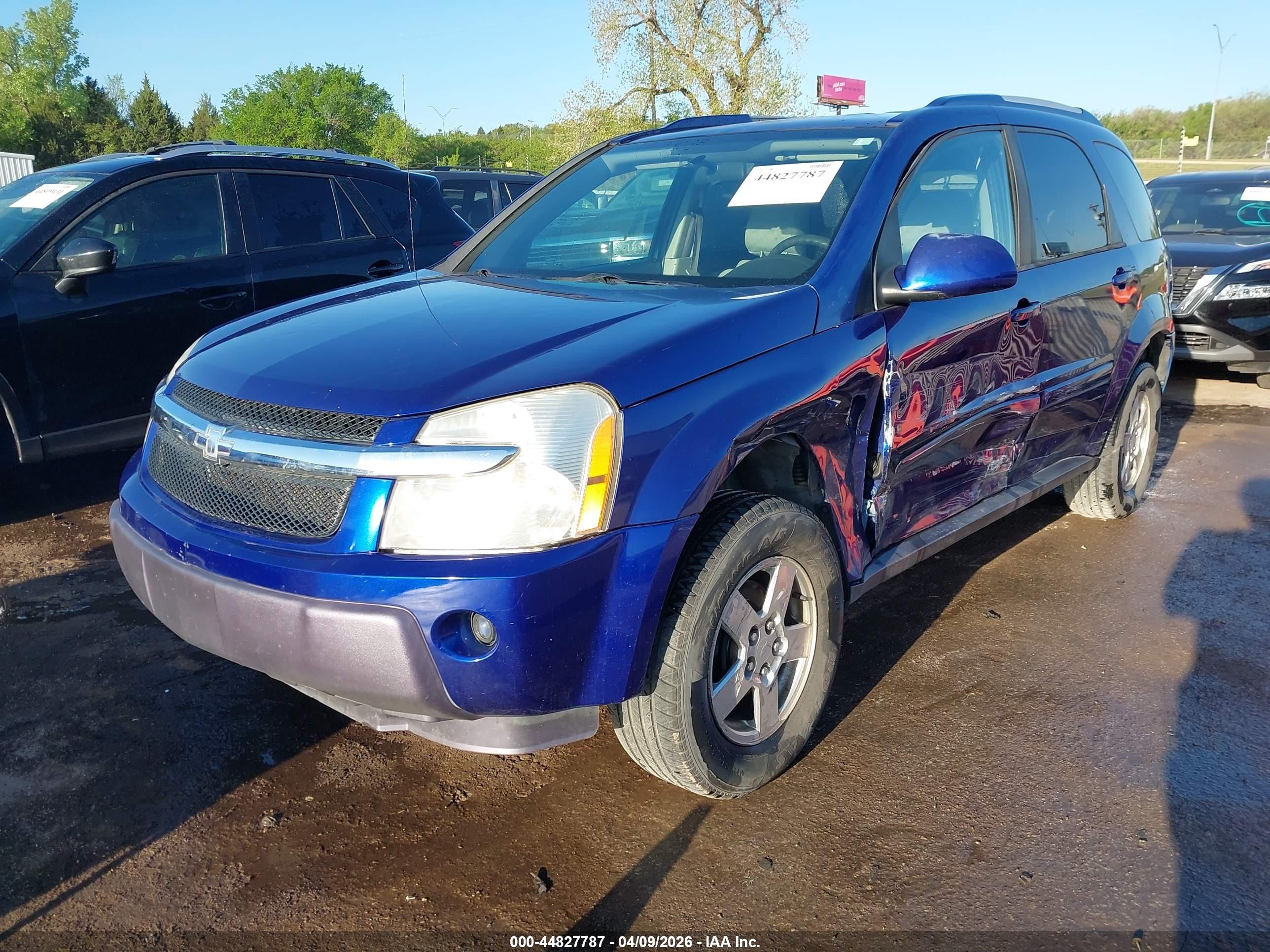 2006 Chevrolet Equinox Lt Blue vin: 2CNDL63F166064765