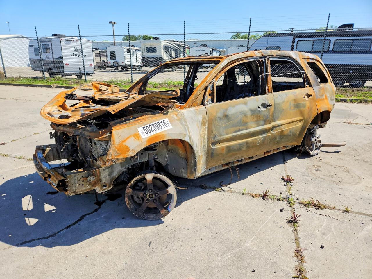 2007 Chevrolet Equinox Lt Burn vin: 2CNDL63F176073838