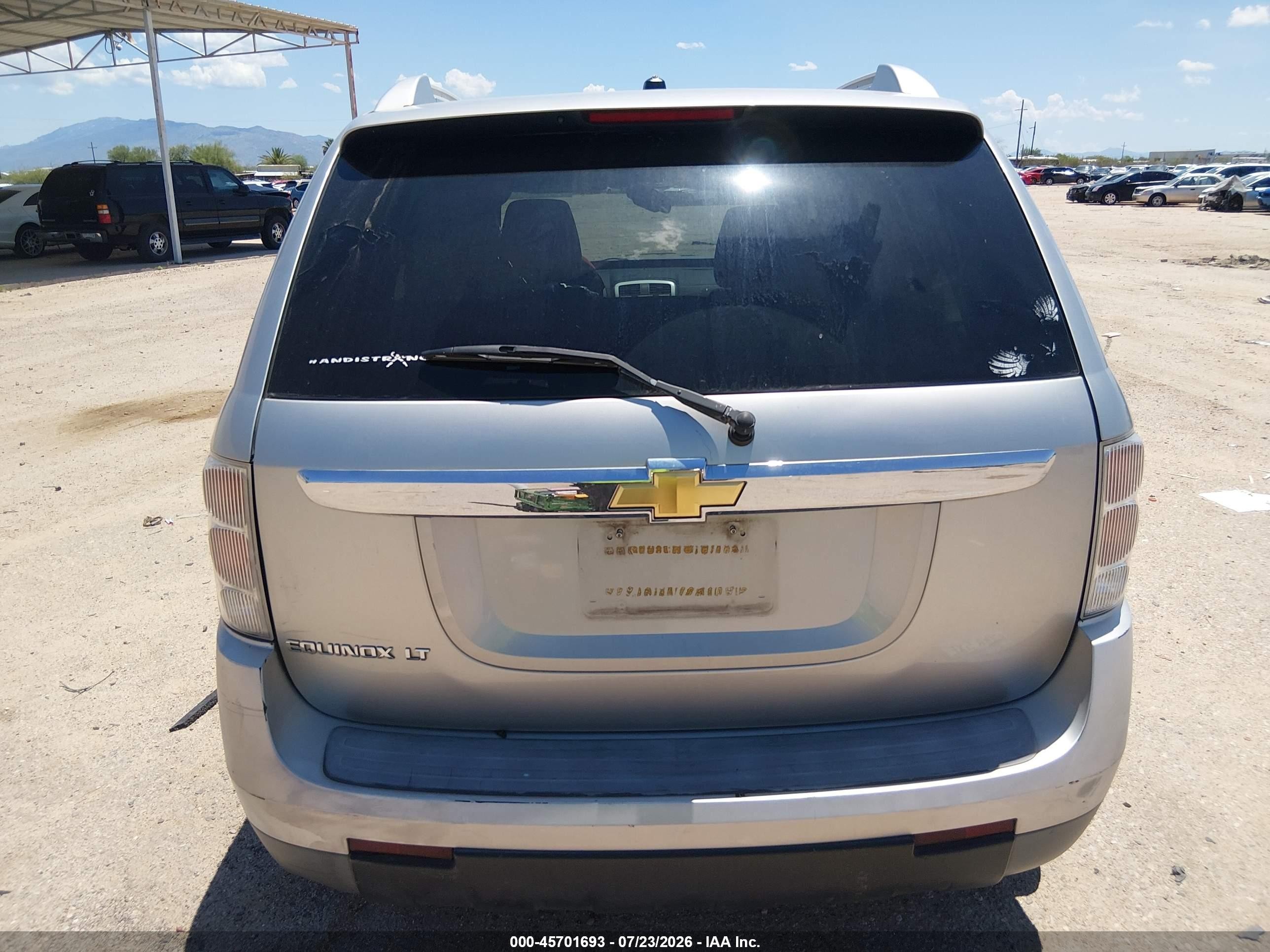 2007 Chevrolet Equinox Lt Silver vin: 2CNDL63F176122357