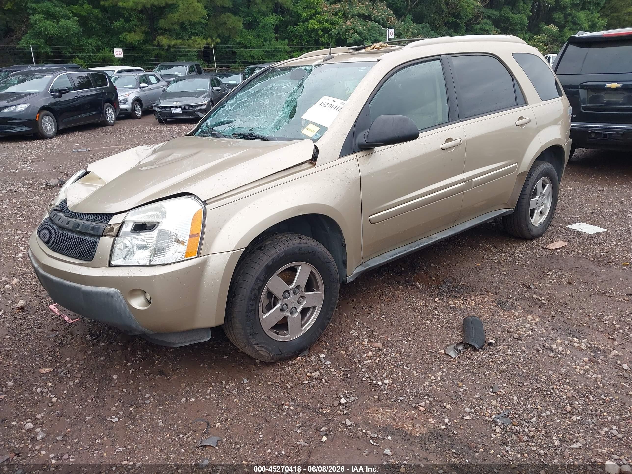 2005 Chevrolet Equinox Lt Gold vin: 2CNDL63F256070007