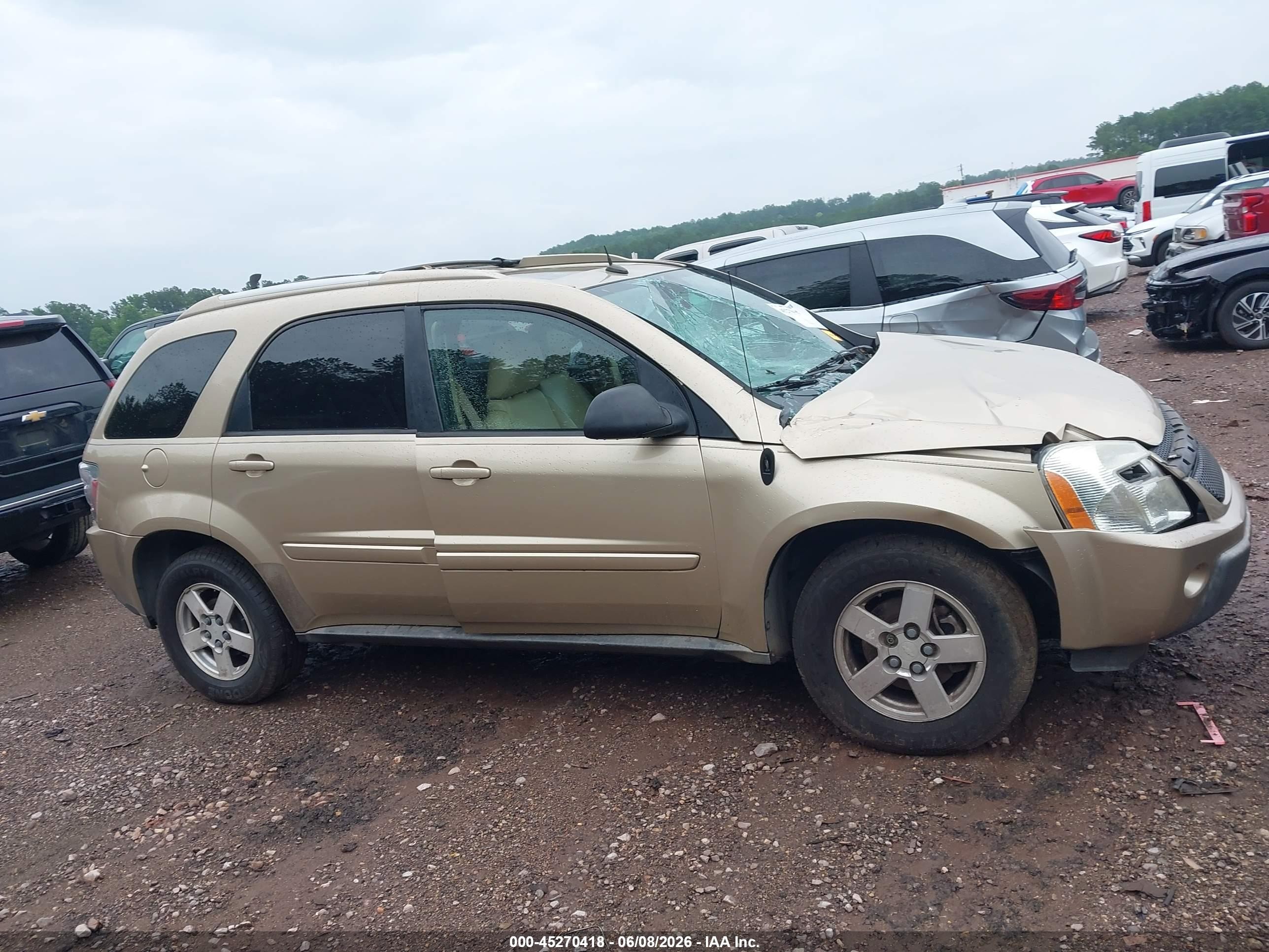 2005 Chevrolet Equinox Lt Gold vin: 2CNDL63F256070007