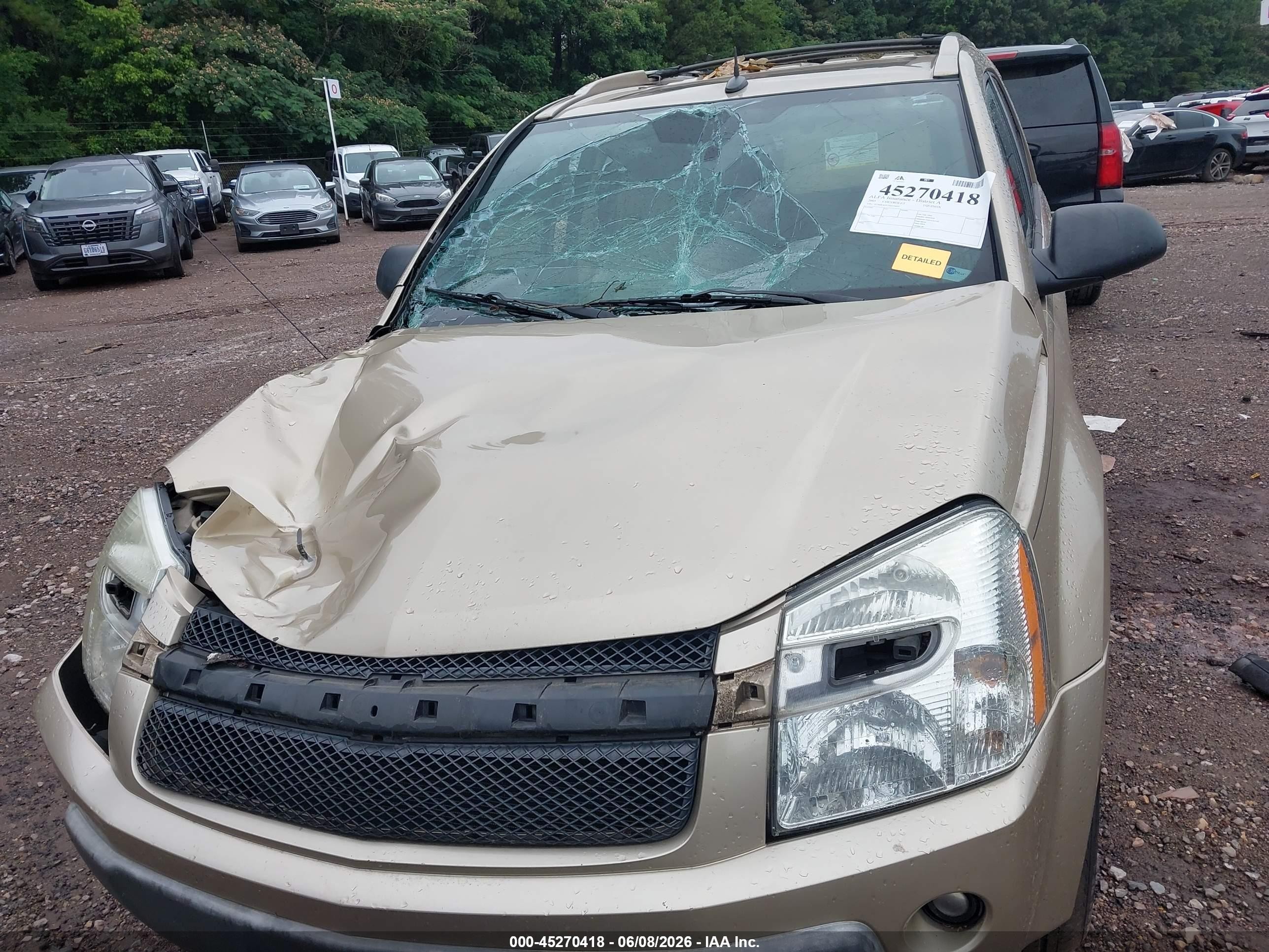 2005 Chevrolet Equinox Lt Gold vin: 2CNDL63F256070007