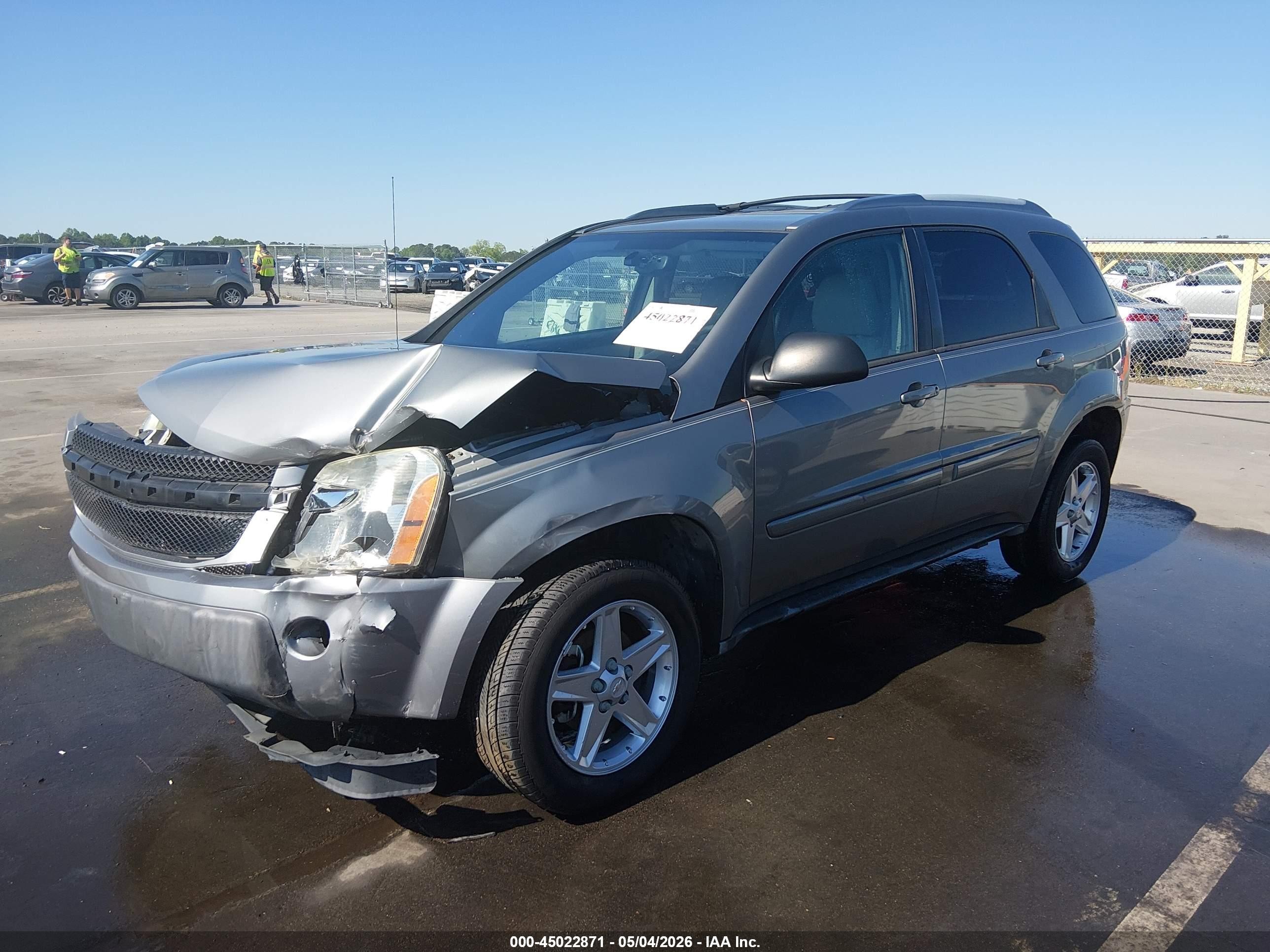 2005 Chevrolet Equinox Lt Silver vin: 2CNDL63F256136376
