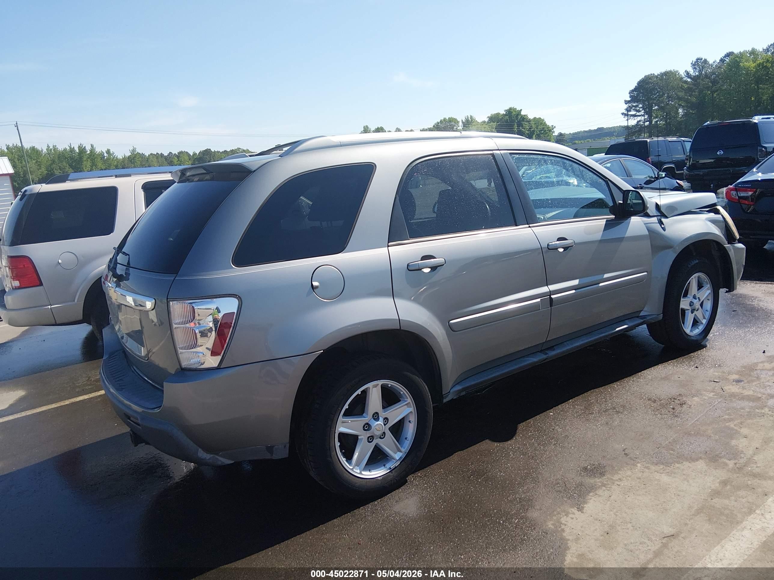 2005 Chevrolet Equinox Lt Silver vin: 2CNDL63F256136376