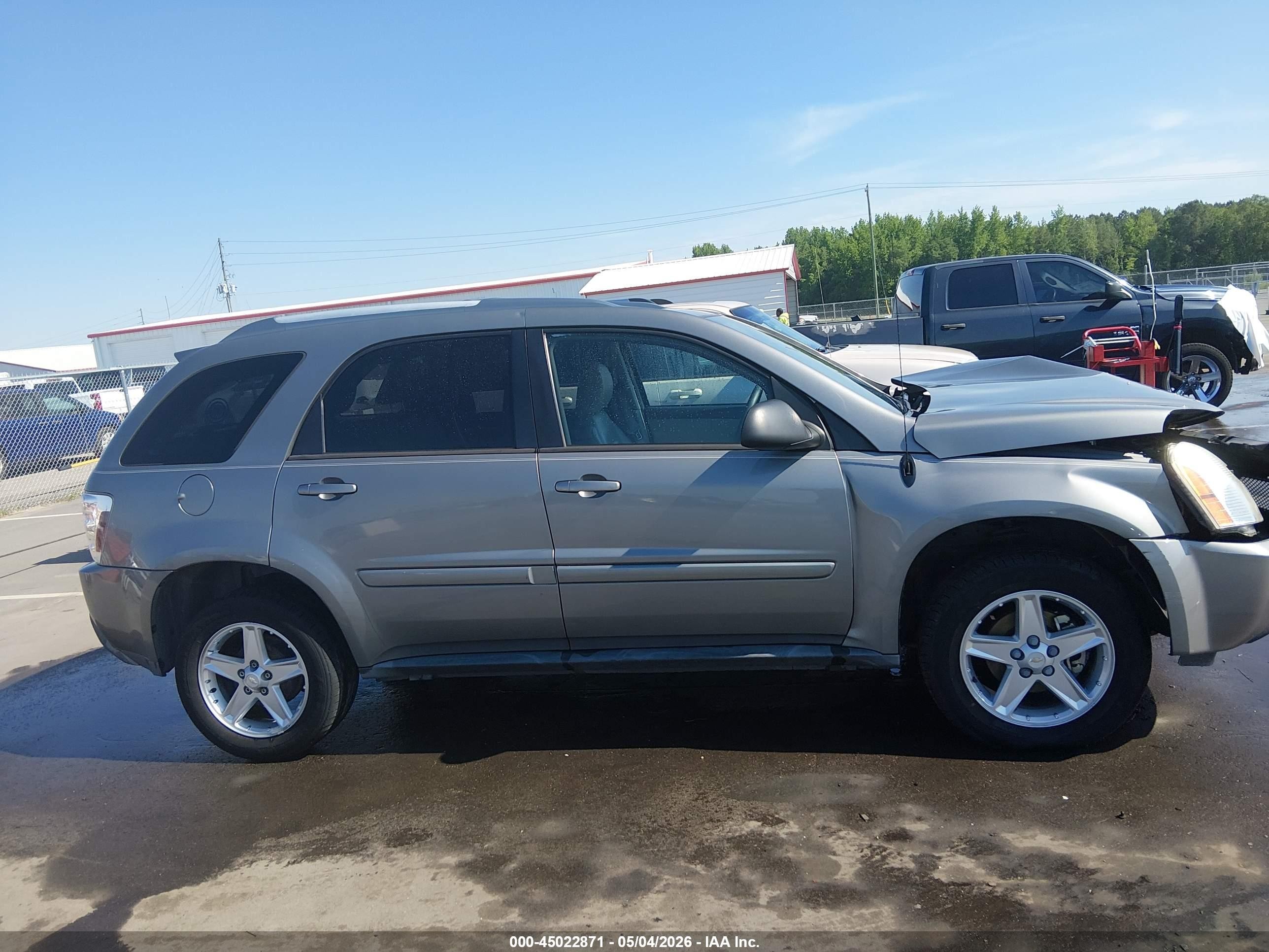 2005 Chevrolet Equinox Lt Silver vin: 2CNDL63F256136376