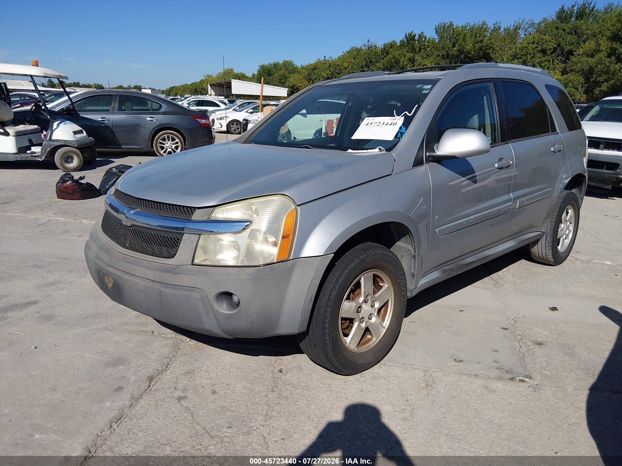 2006 Chevrolet Equinox Lt Silver vin: 2CNDL63F266025313