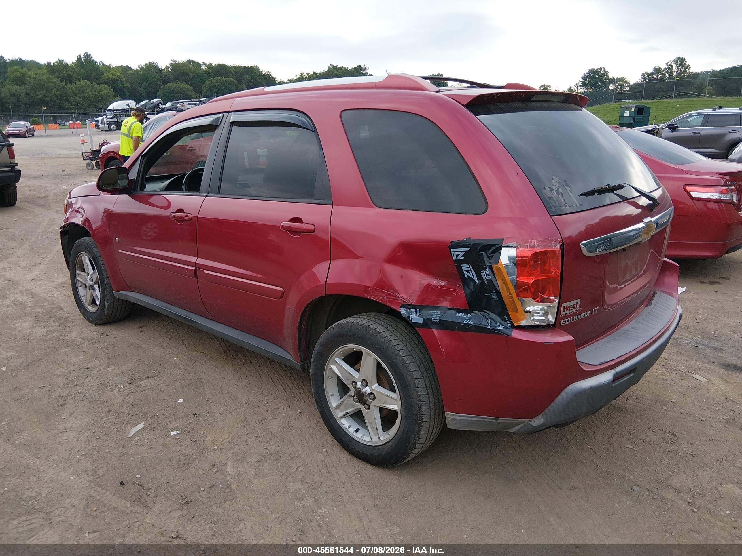 2006 Chevrolet Equinox Lt Red vin: 2CNDL63F266026736