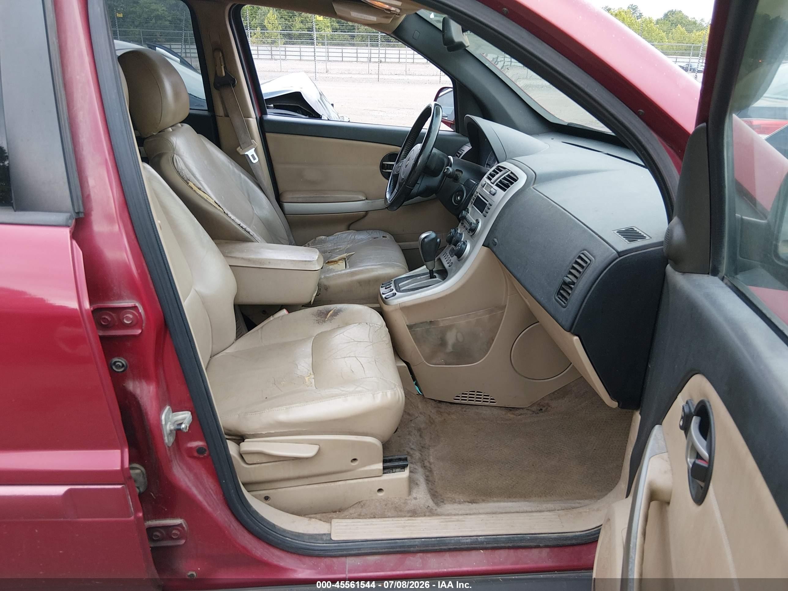 2006 Chevrolet Equinox Lt Red vin: 2CNDL63F266026736