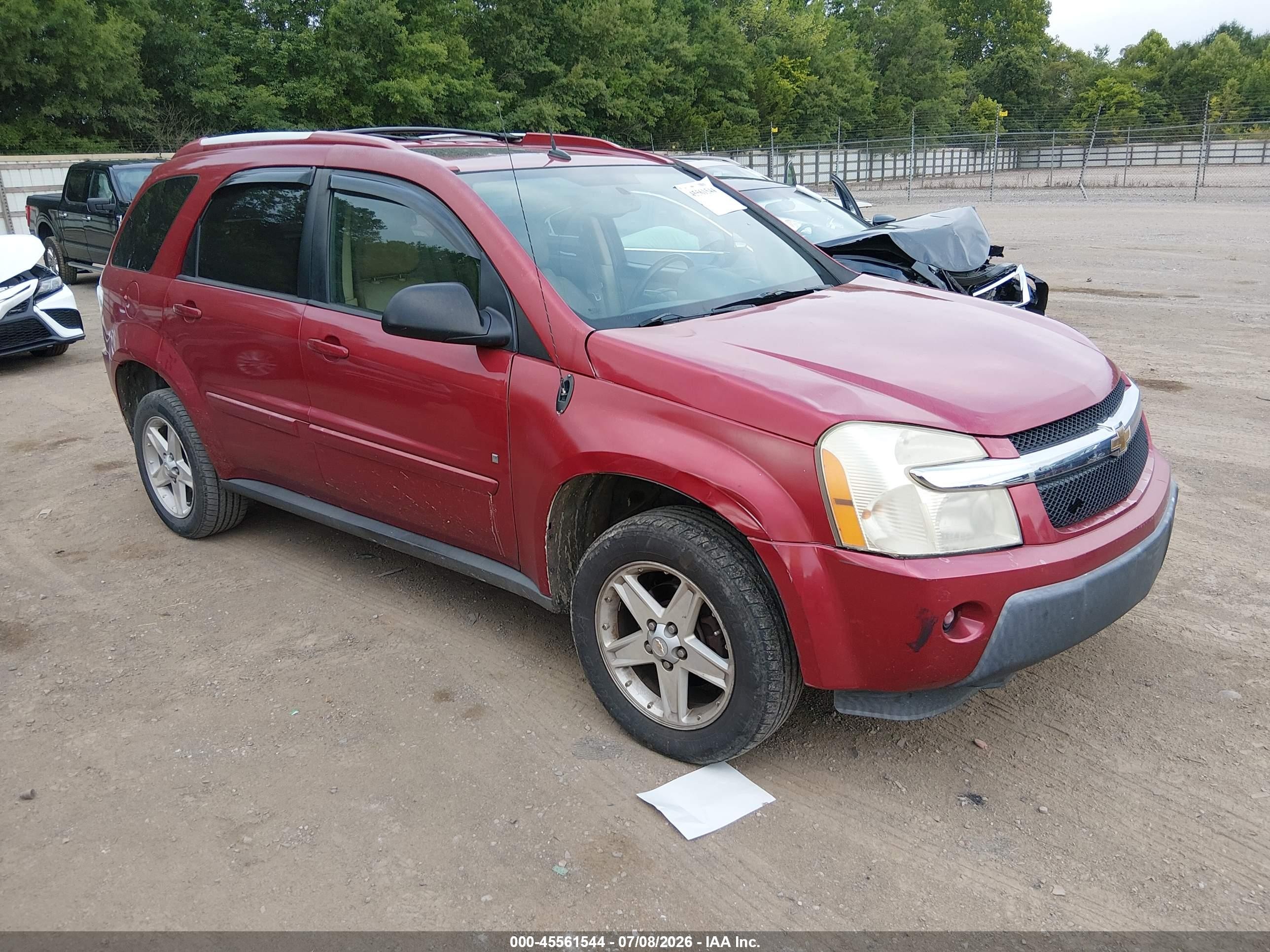 2006 Chevrolet Equinox Lt Red vin: 2CNDL63F266026736