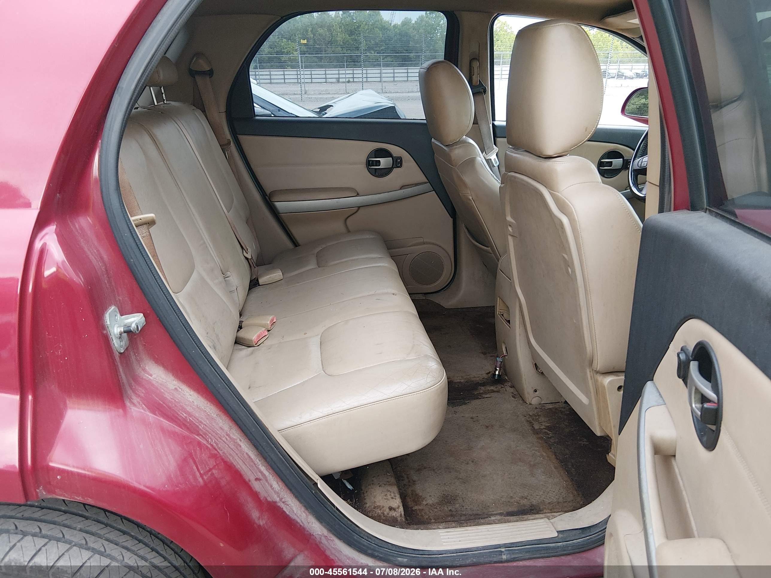 2006 Chevrolet Equinox Lt Red vin: 2CNDL63F266026736