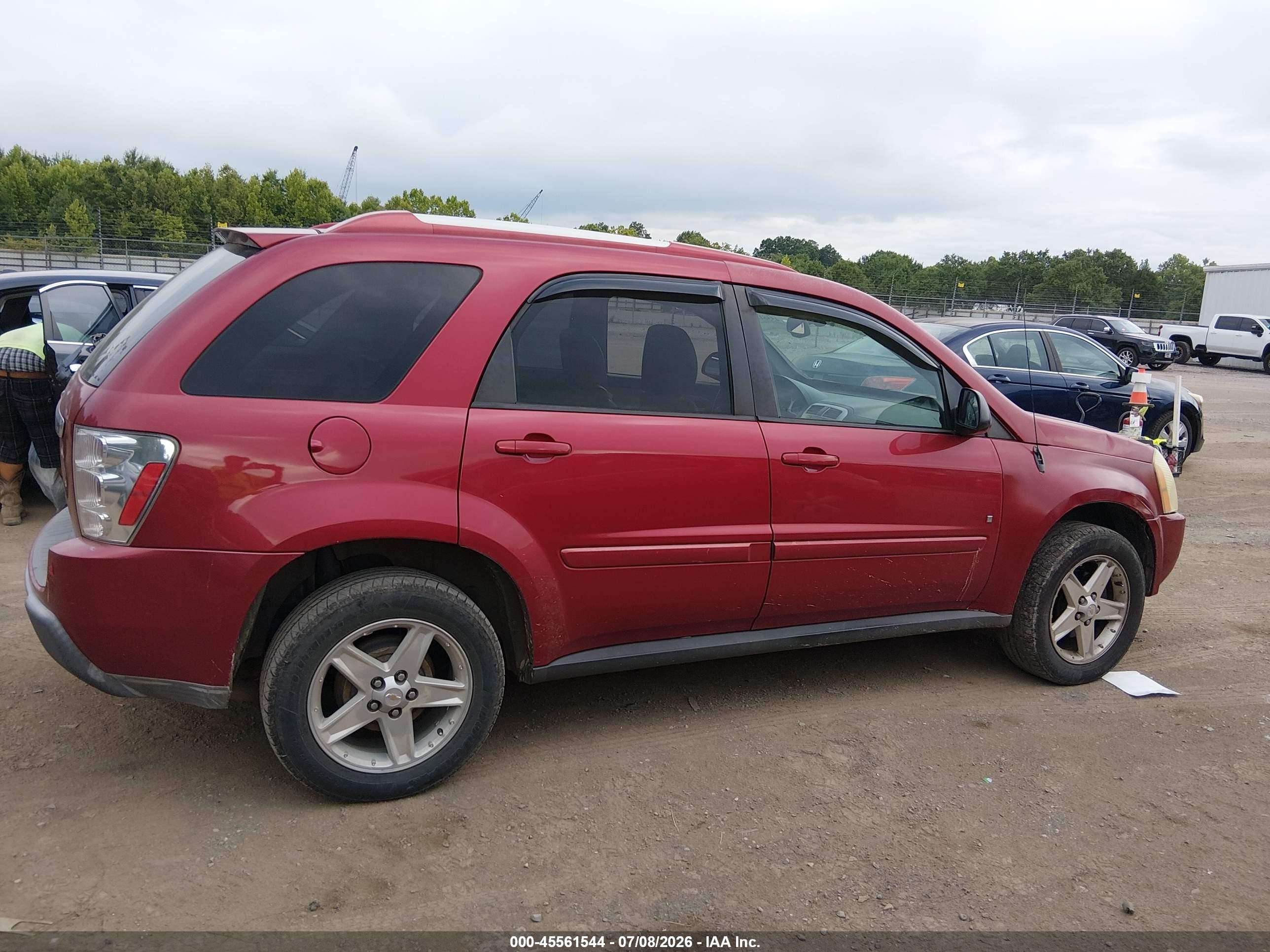 2006 Chevrolet Equinox Lt Red vin: 2CNDL63F266026736