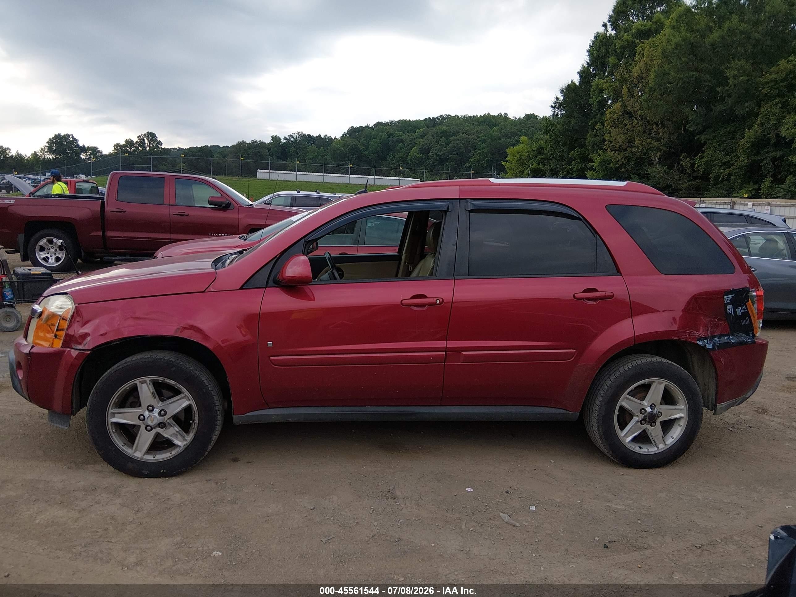 2006 Chevrolet Equinox Lt Red vin: 2CNDL63F266026736