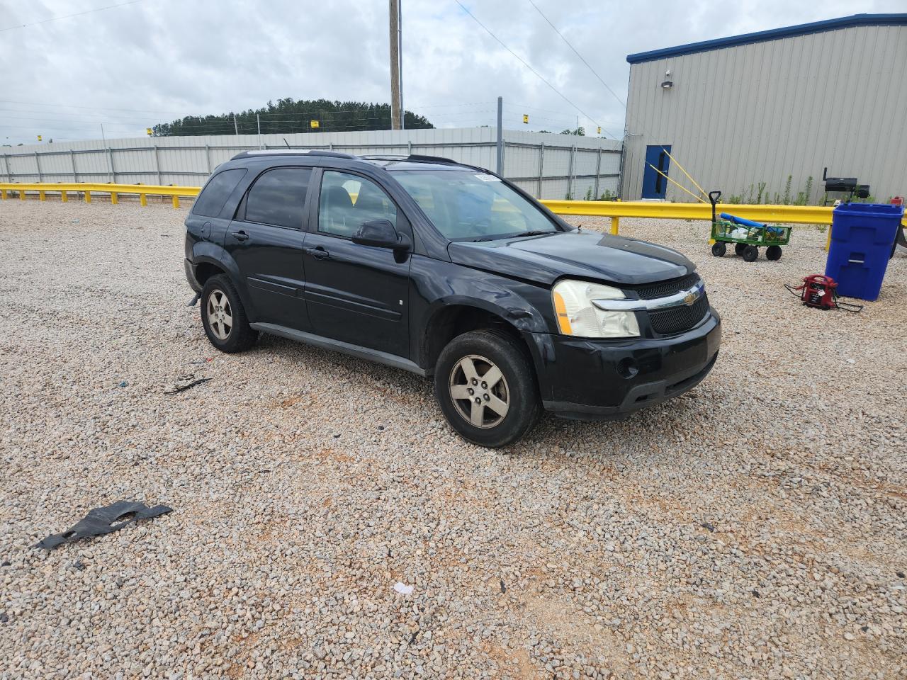2007 Chevrolet Equinox Black vin: 2CNDL63F276003698