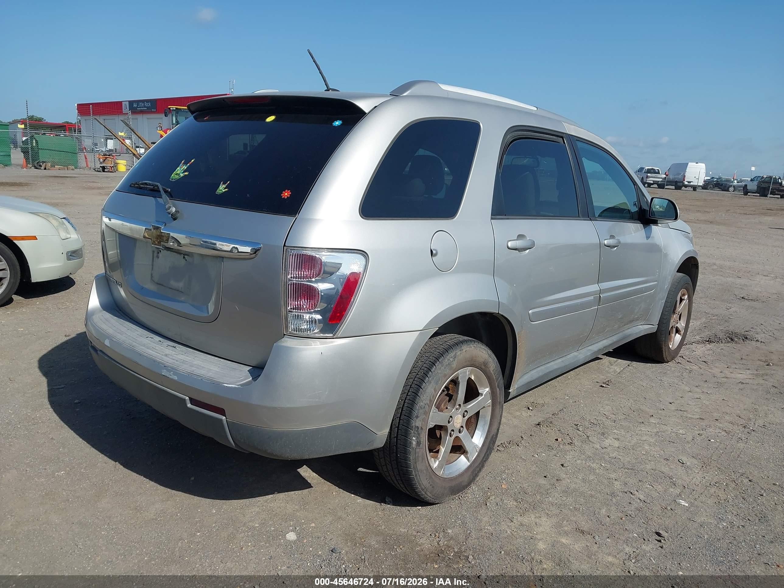 2007 Chevrolet Equinox Lt Silver vin: 2CNDL63F276051234