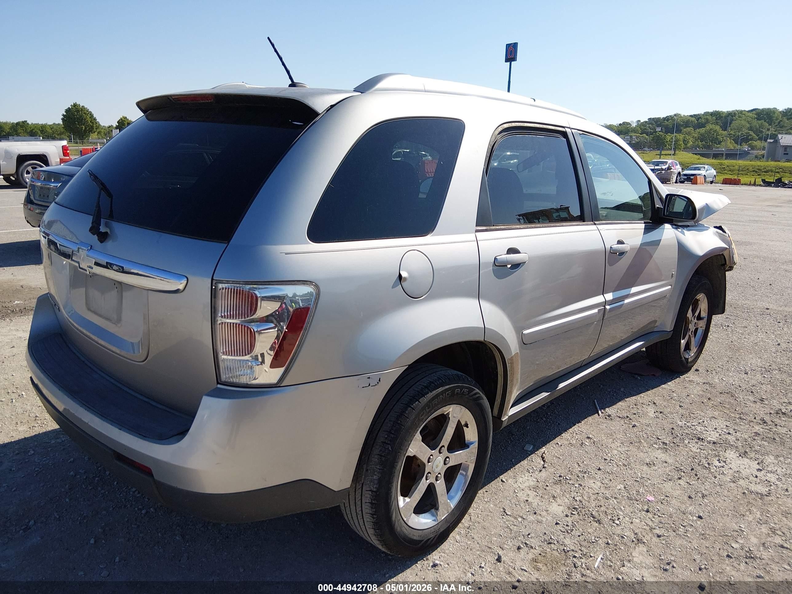 2007 Chevrolet Equinox Lt Серый vin: 2CNDL63F276237274