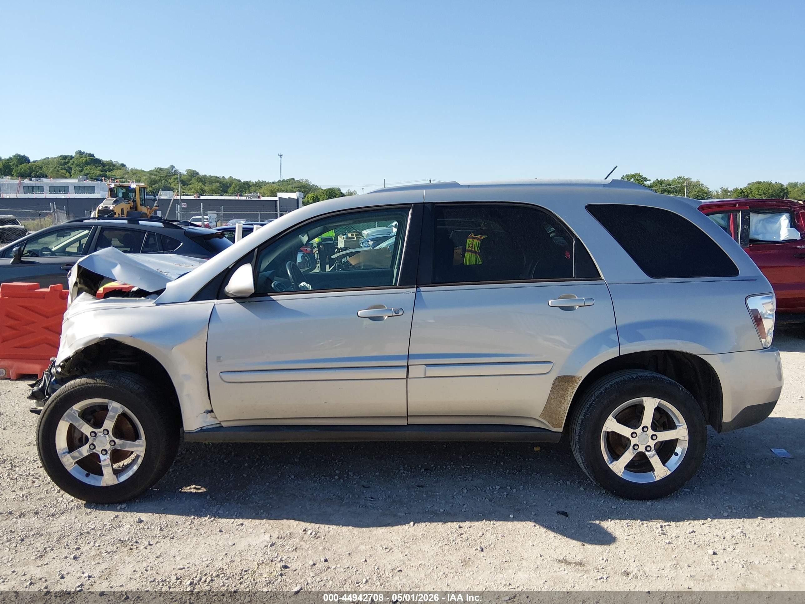 2007 Chevrolet Equinox Lt Серый vin: 2CNDL63F276237274