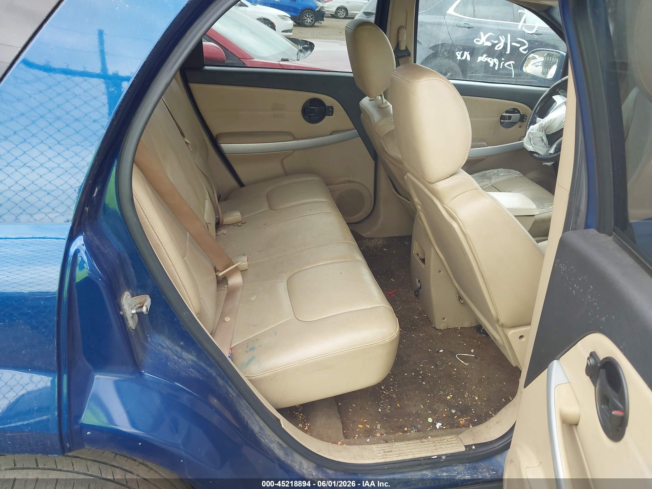 2008 Chevrolet Equinox Lt Blue vin: 2CNDL63F286055883