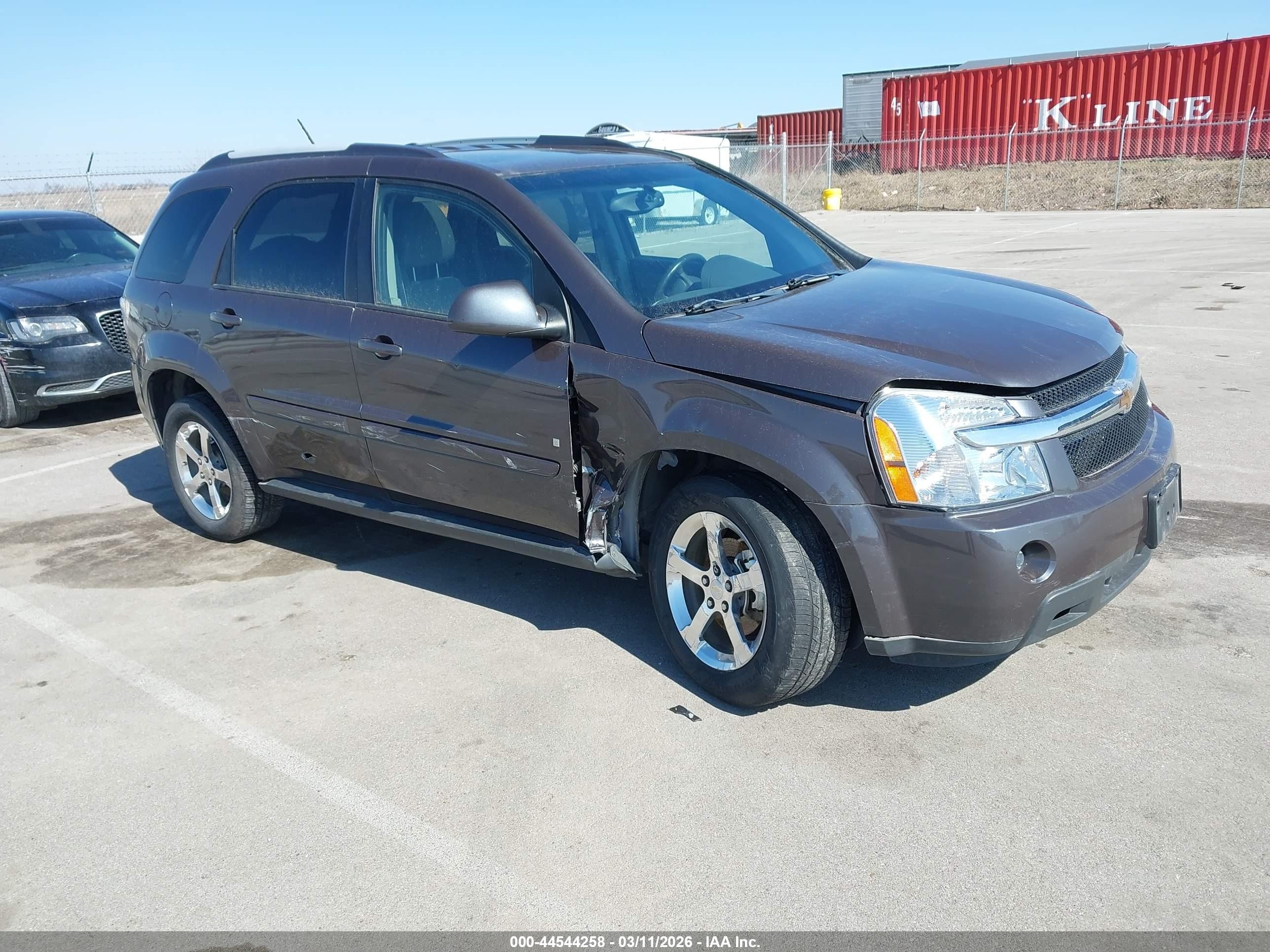 2008 Chevrolet Equinox Lt Gray vin: 2CNDL63F286290218