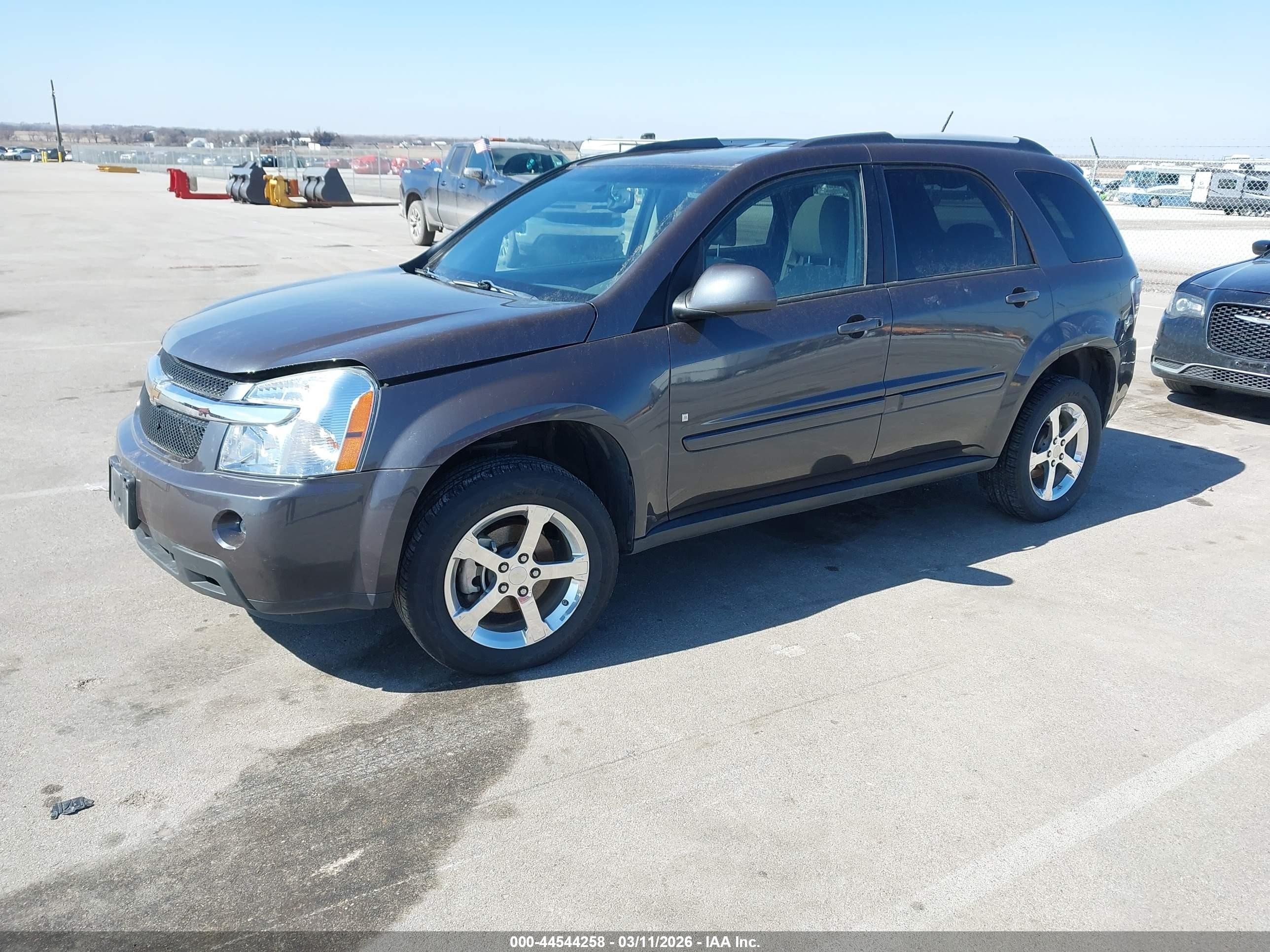 2008 Chevrolet Equinox Lt Gray vin: 2CNDL63F286290218