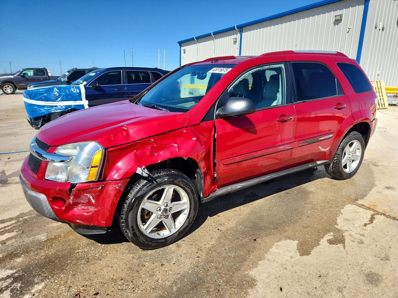 2005 Chevrolet Equinox Lt Red vin: 2CNDL63F356045438
