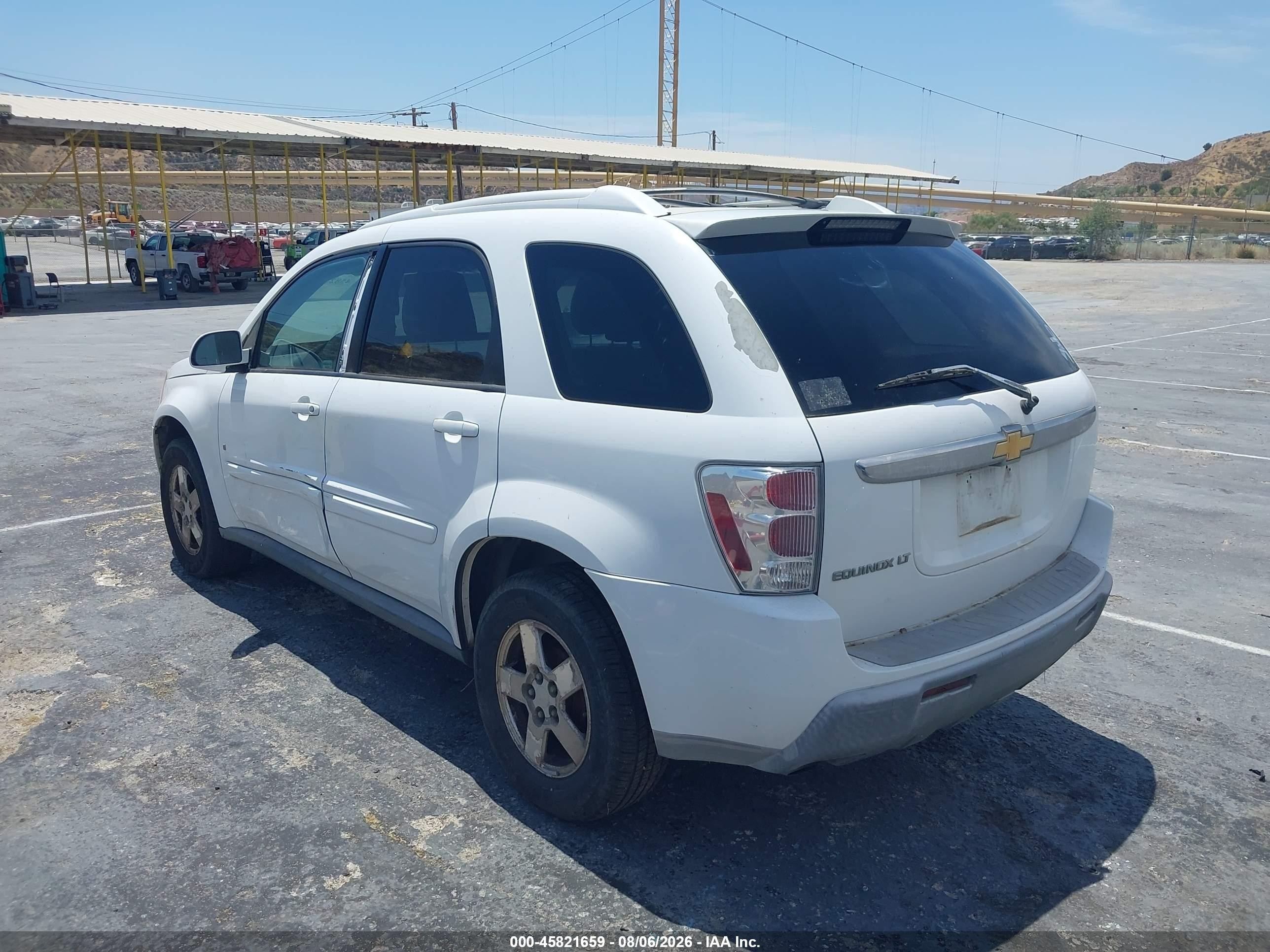 2006 Chevrolet Equinox Lt White vin: 2CNDL63F366020475