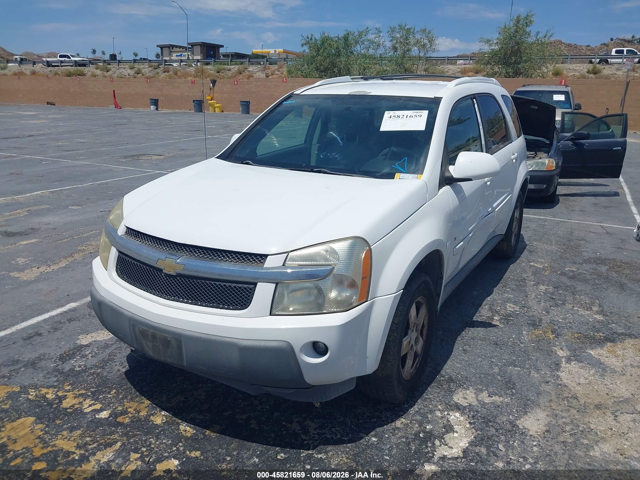 2006 Chevrolet Equinox Lt White vin: 2CNDL63F366020475