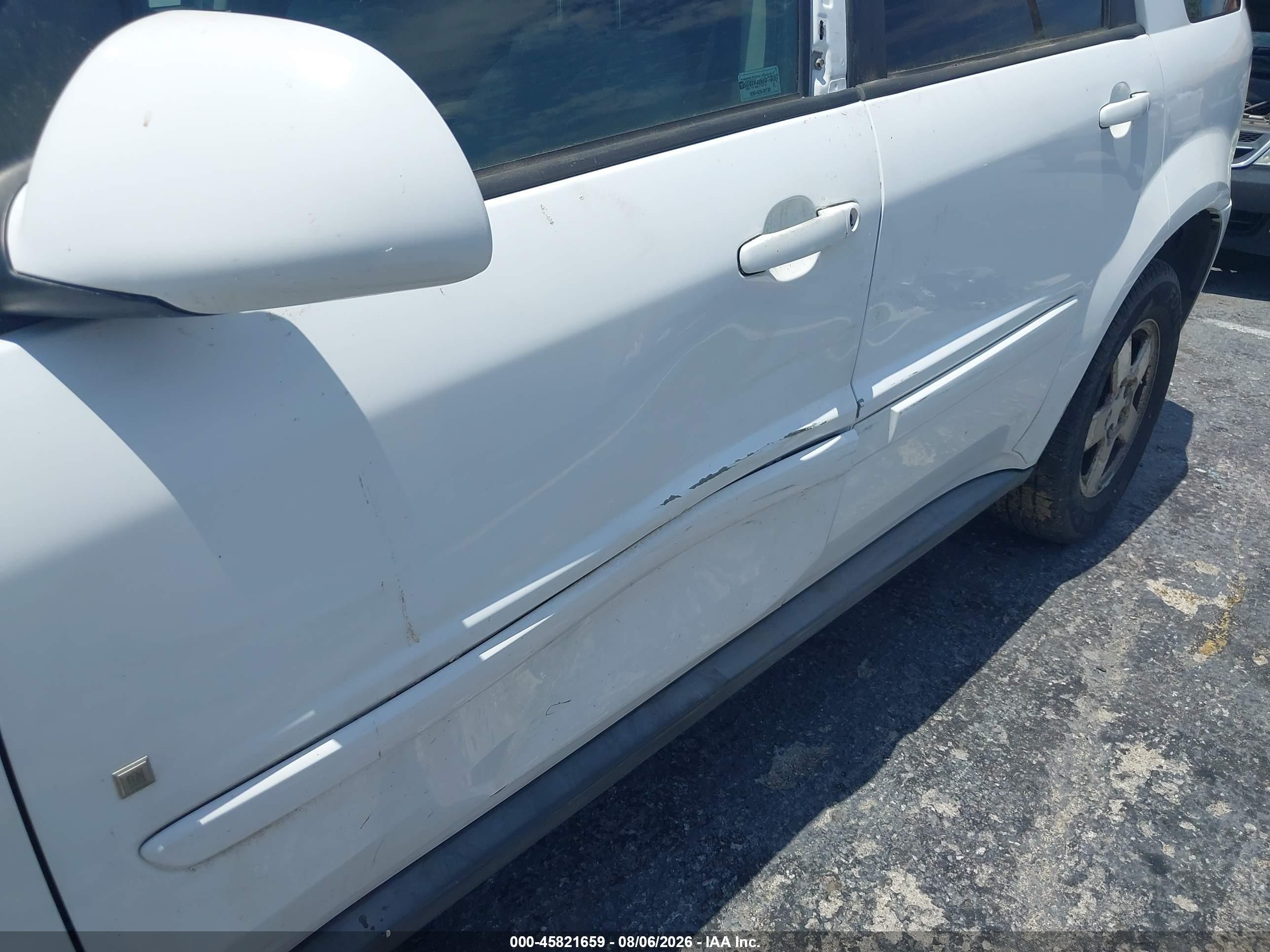 2006 Chevrolet Equinox Lt White vin: 2CNDL63F366020475
