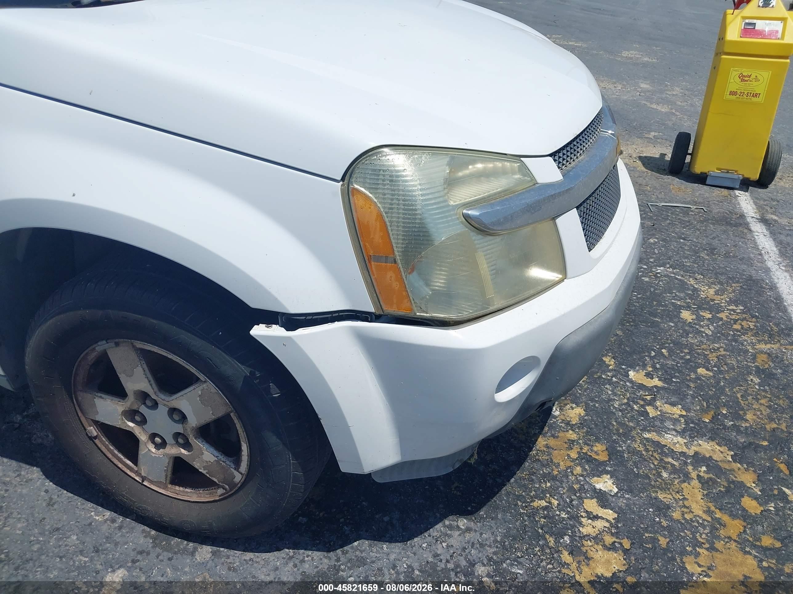 2006 Chevrolet Equinox Lt White vin: 2CNDL63F366020475
