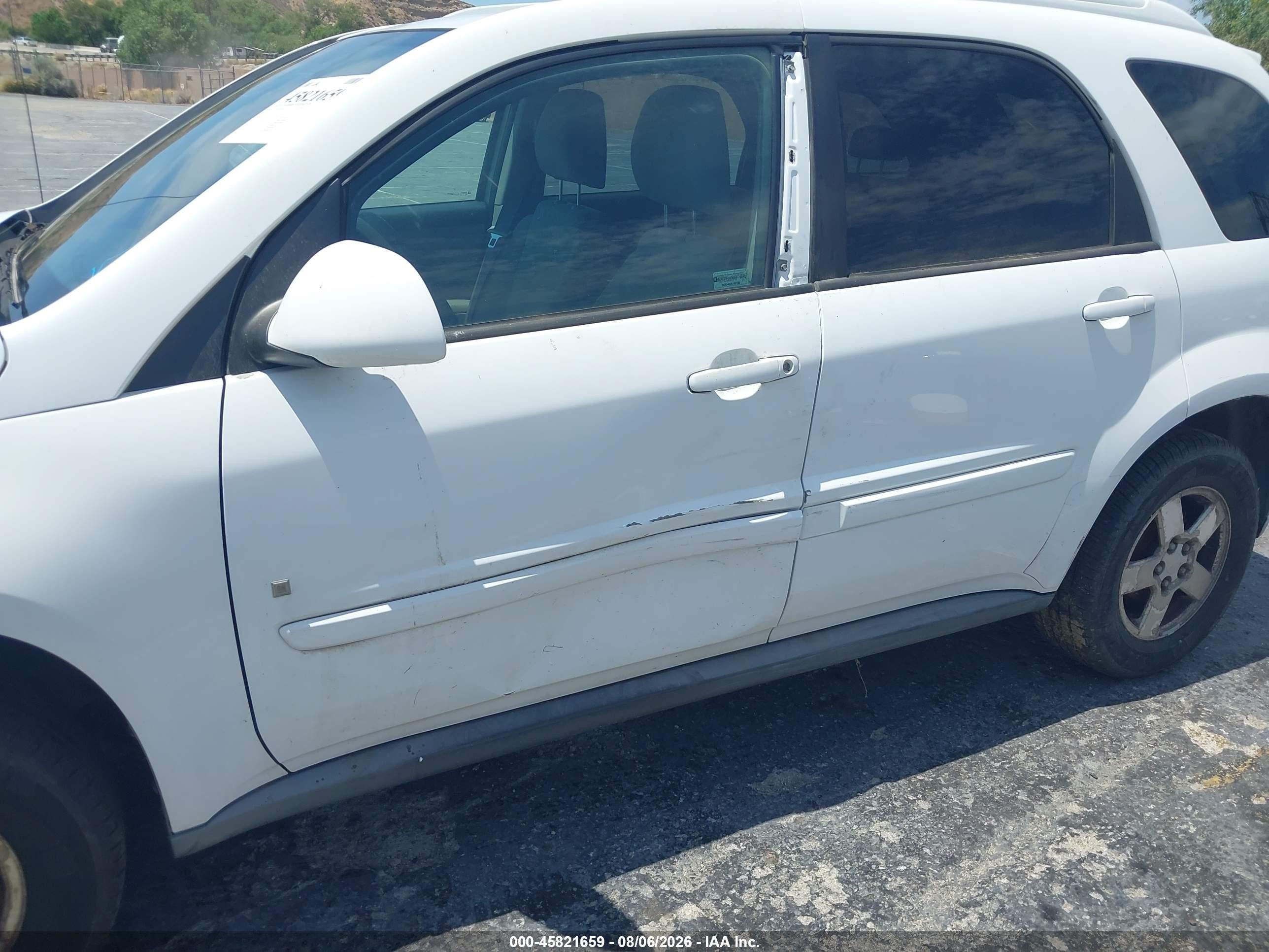 2006 Chevrolet Equinox Lt White vin: 2CNDL63F366020475
