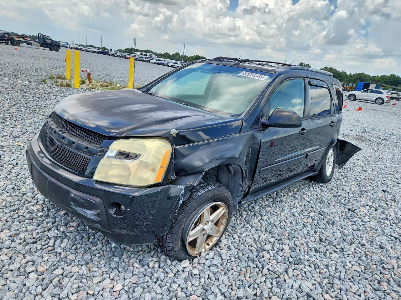2005 Chevrolet Equinox Lt Black vin: 2CNDL63F456129543