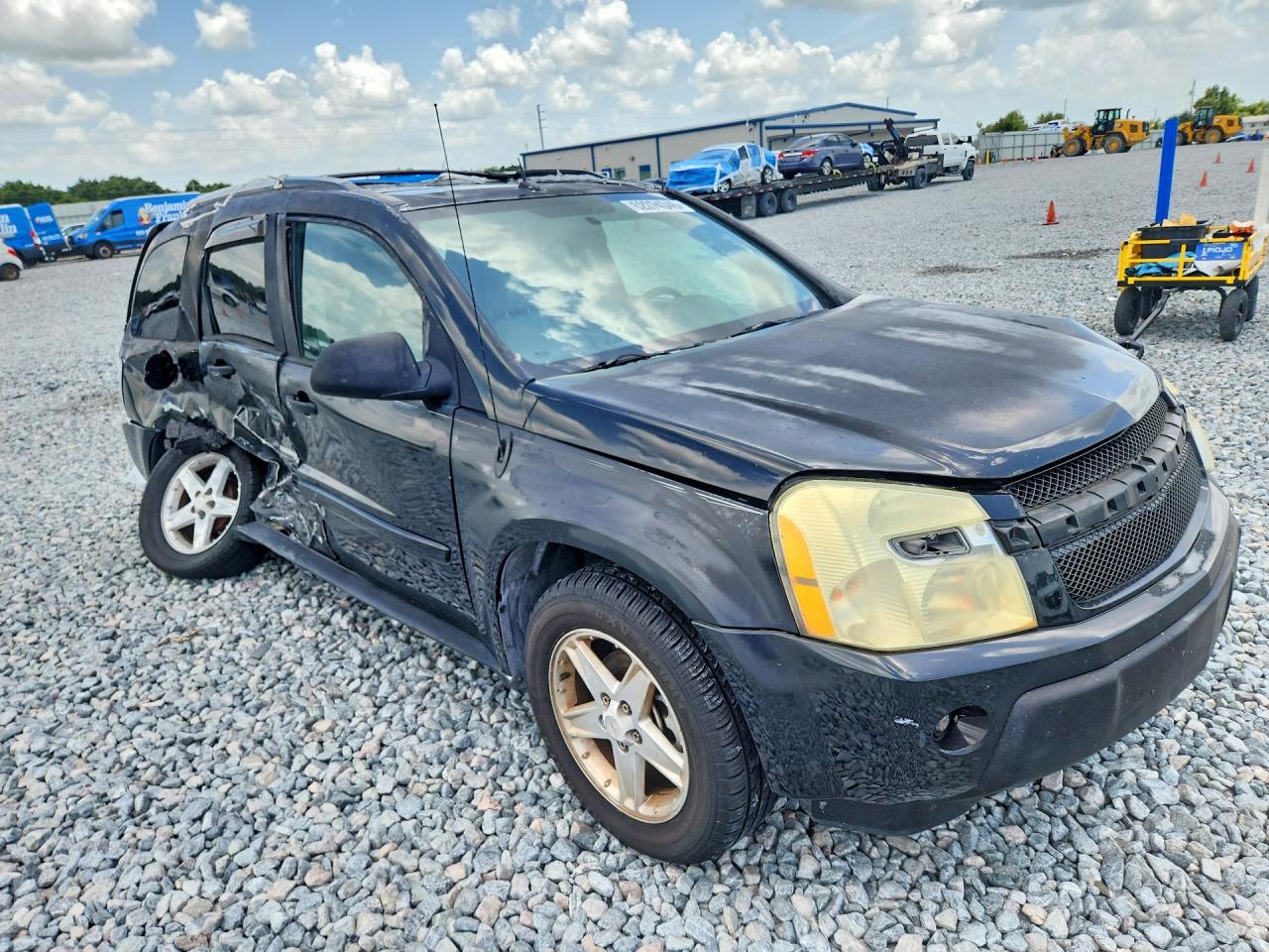 2005 Chevrolet Equinox Lt Black vin: 2CNDL63F456129543