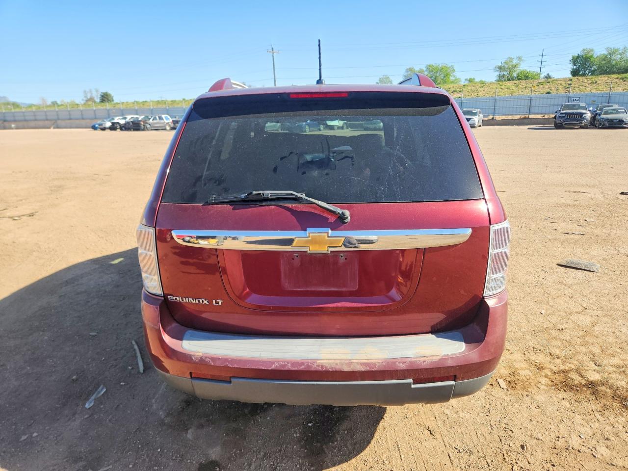 2007 Chevrolet Equinox Lt Maroon vin: 2CNDL63F476096255