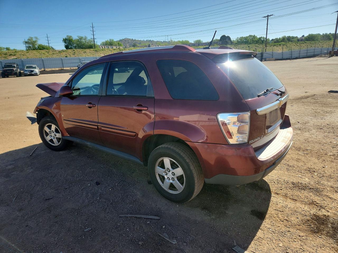 2007 Chevrolet Equinox Lt Maroon vin: 2CNDL63F476096255