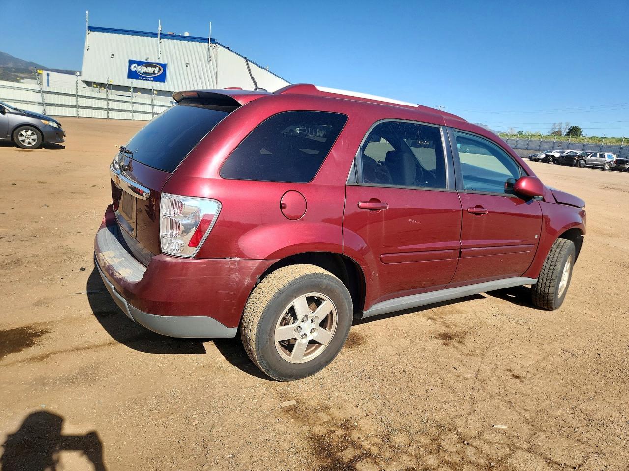 2007 Chevrolet Equinox Lt Maroon vin: 2CNDL63F476096255
