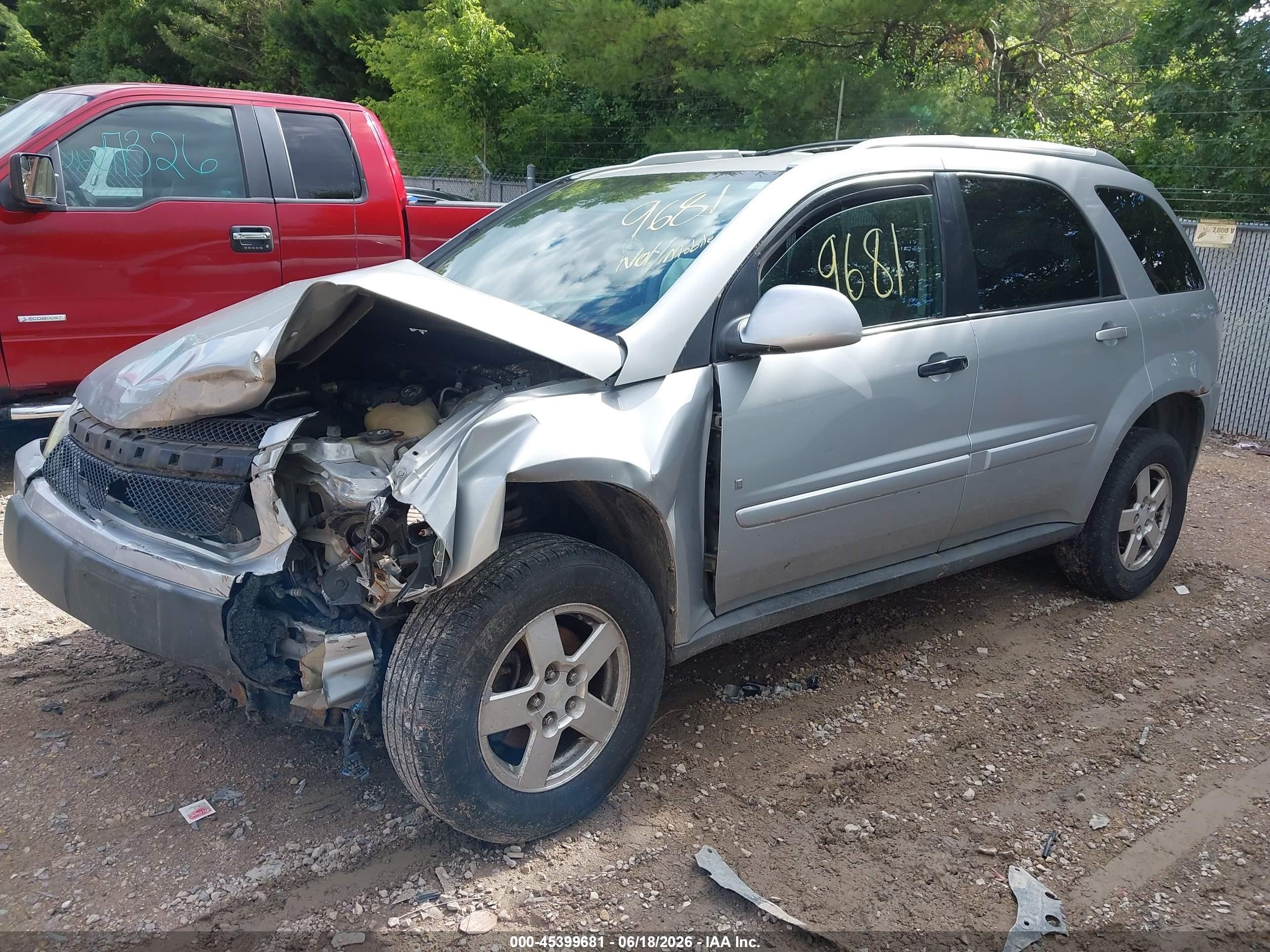 2006 Chevrolet Equinox Lt Silver vin: 2CNDL63F566001491