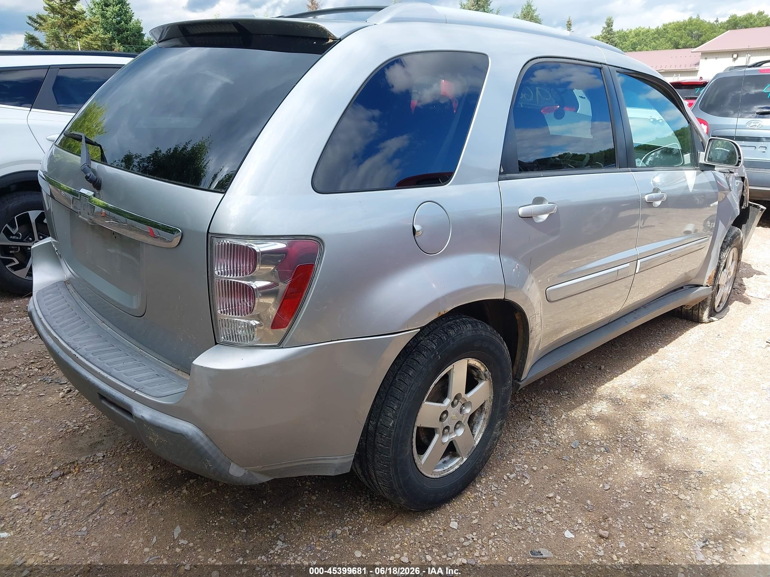 2006 Chevrolet Equinox Lt Silver vin: 2CNDL63F566001491