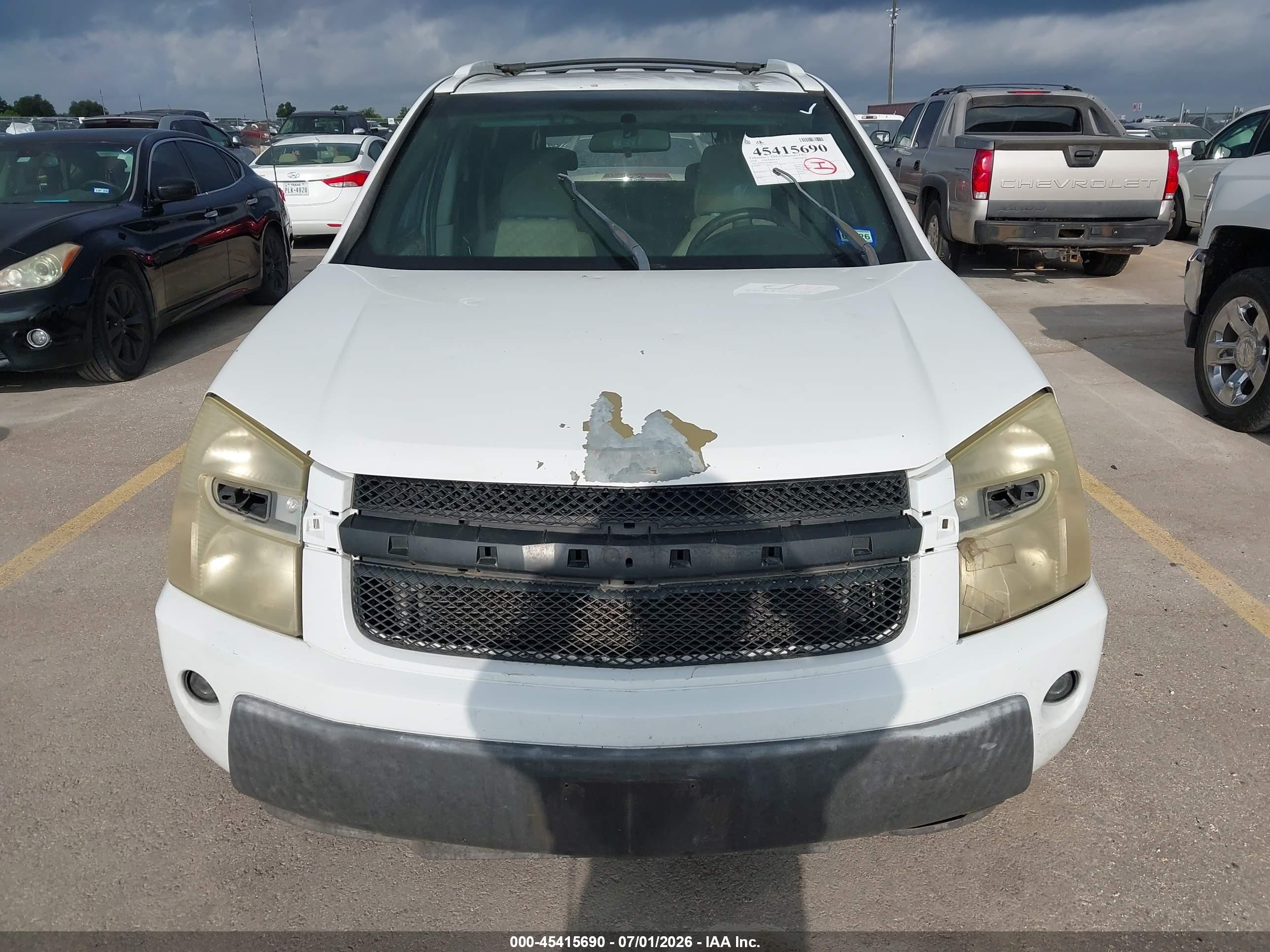2006 Chevrolet Equinox Lt White vin: 2CNDL63F566065465