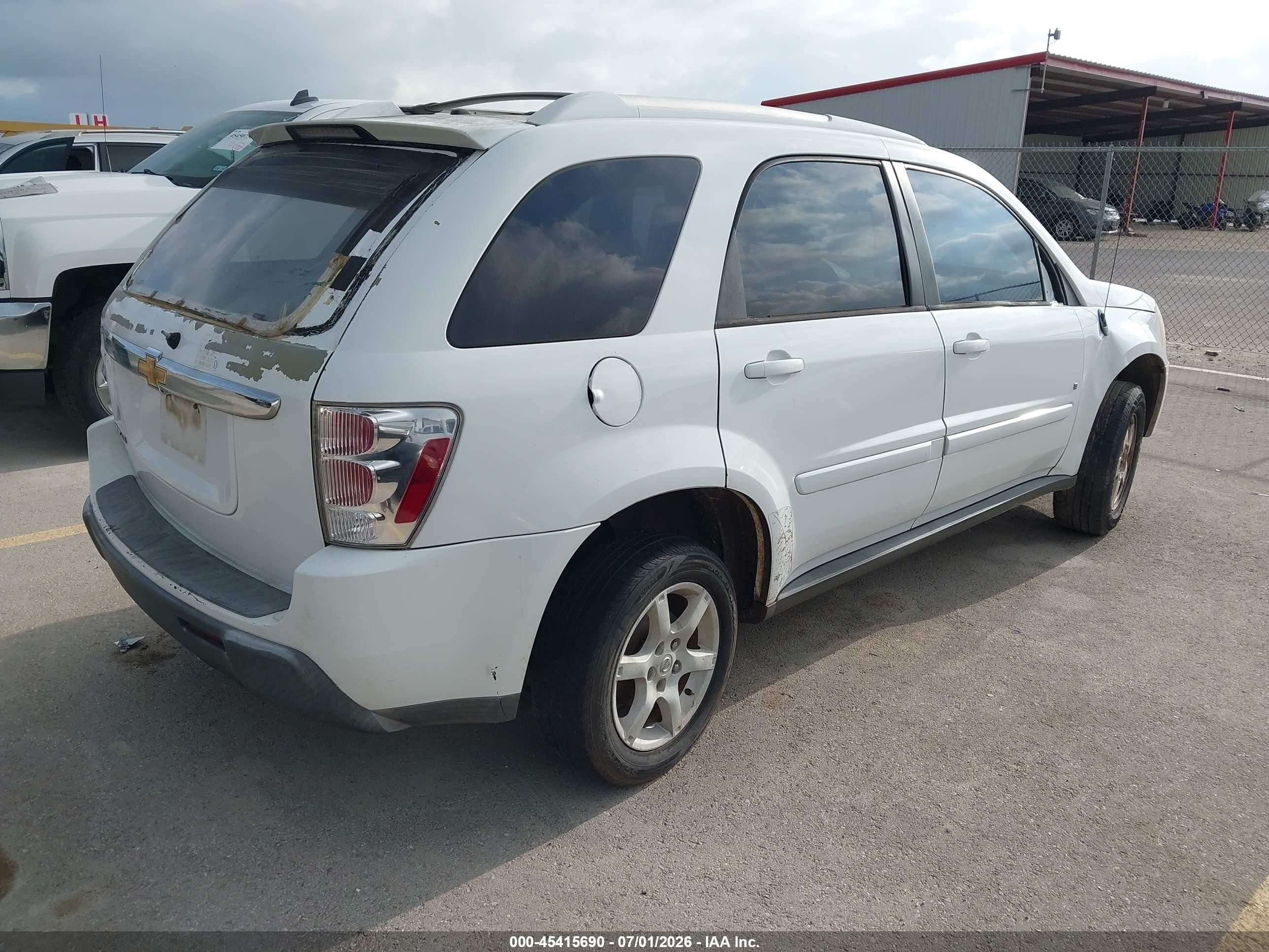 2006 Chevrolet Equinox Lt White vin: 2CNDL63F566065465