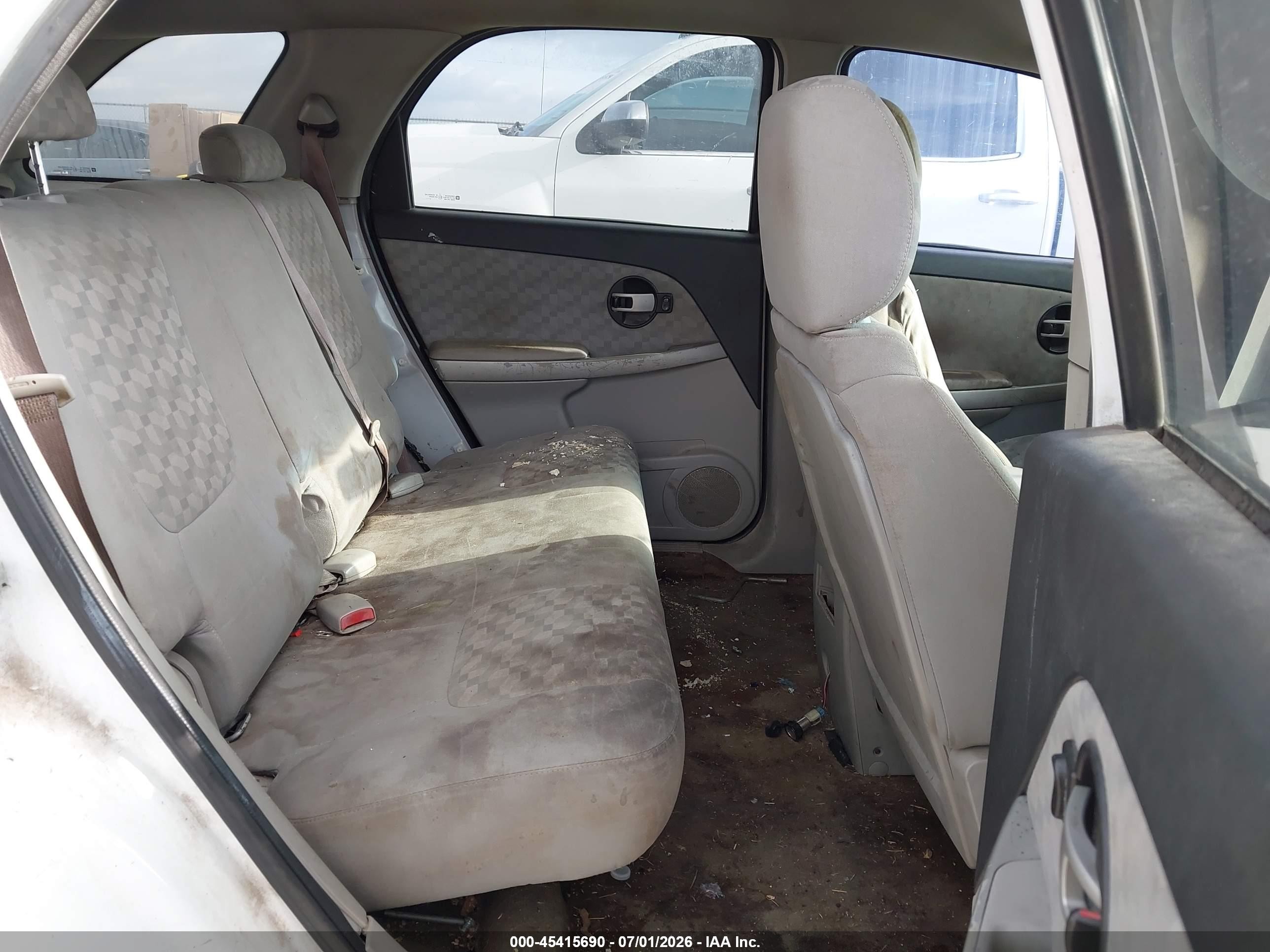 2006 Chevrolet Equinox Lt White vin: 2CNDL63F566065465