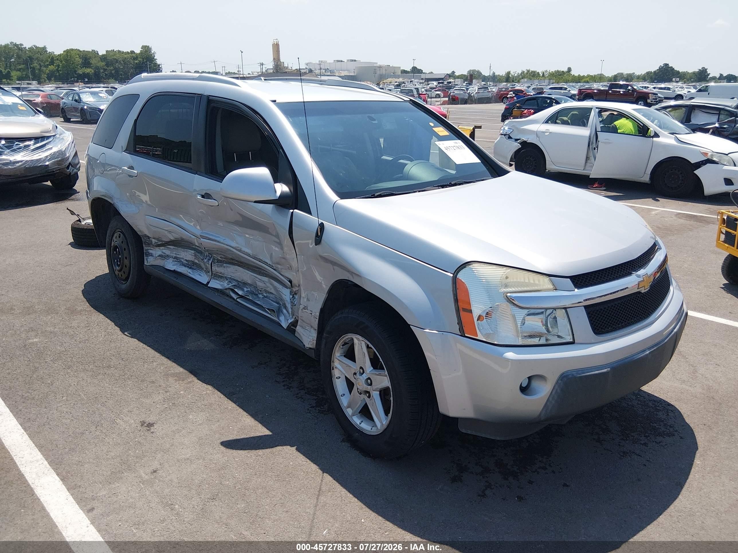 2006 Chevrolet Equinox Lt Серебряный vin: 2CNDL63F566113000